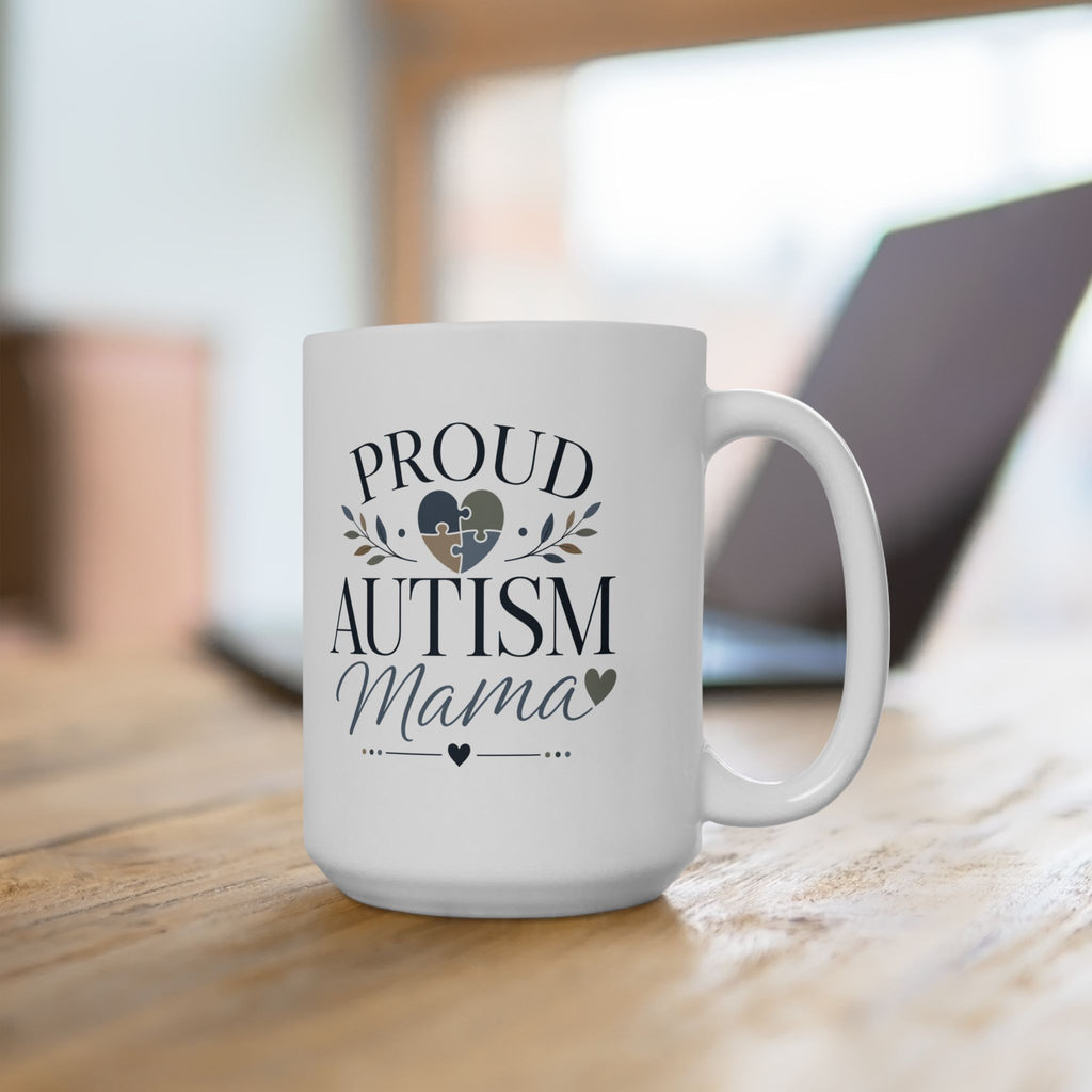 Autumn Mama Ceramic Mug – Proud Autumn Mom Coffee Cup (11oz, 15oz)