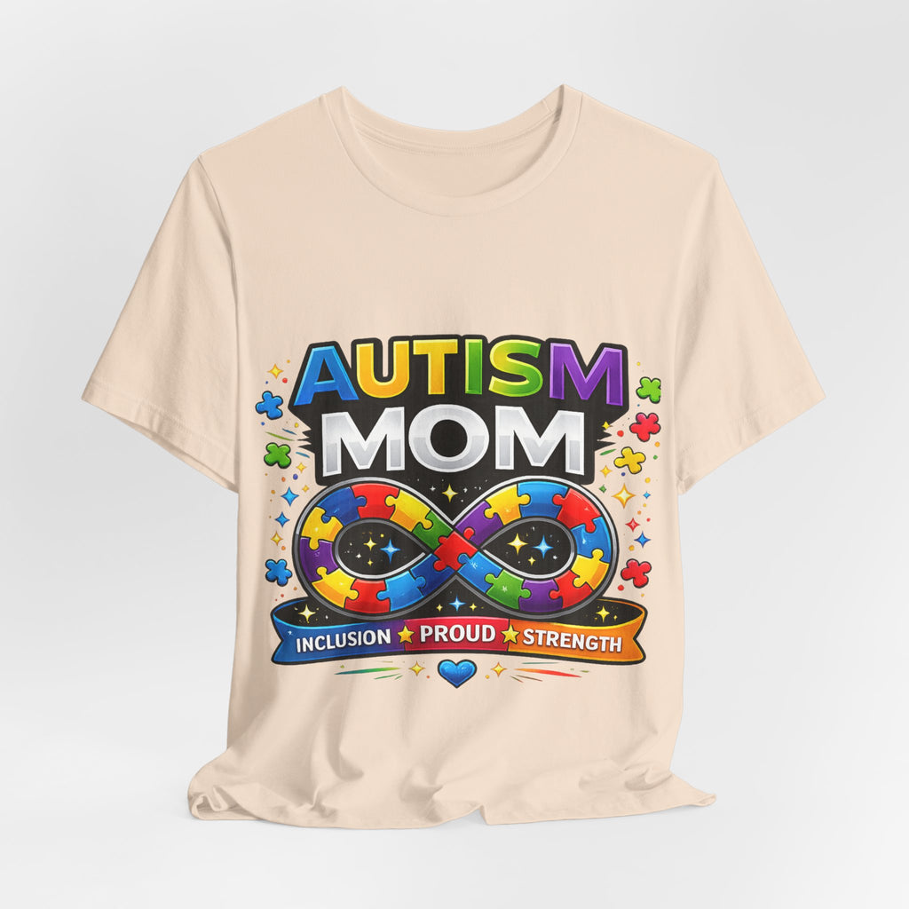 Autism Mom Shirt, Infinity Symbol T-Shirt, Proud Autism Mom Tee, Autism Acceptance Shirt, Inclusion Apparel, Family Support Shirt