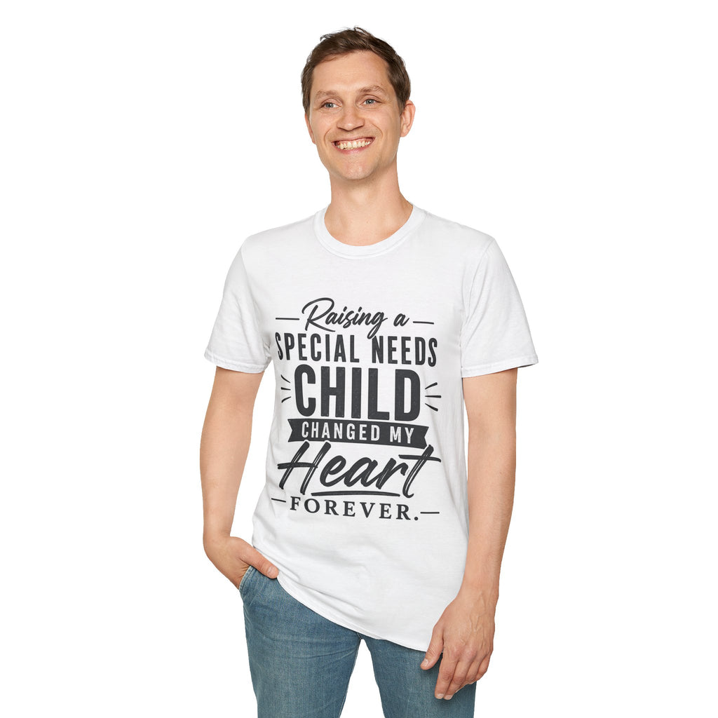 Raising a Special Needs Child T-Shirt — Supportive Special Needs Parent Awareness Tee