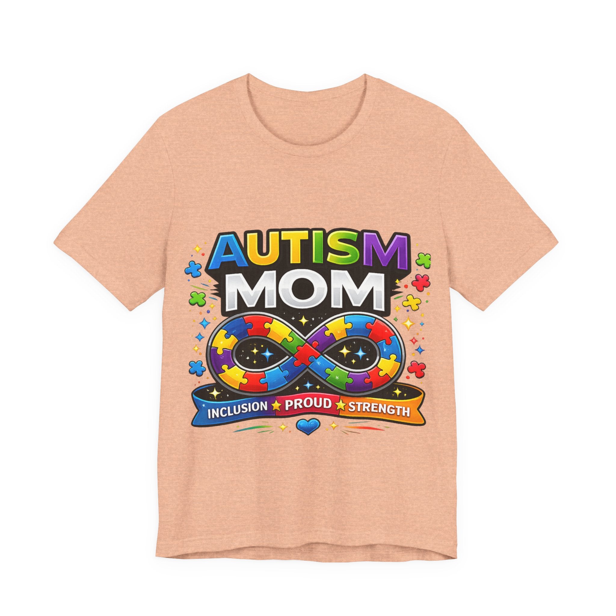 Autism Mom Shirt, Infinity Symbol T-Shirt, Proud Autism Mom Tee, Autism Acceptance Shirt, Inclusion Apparel, Family Support Shirt