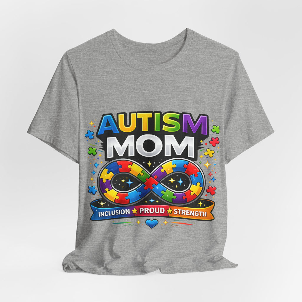 Autism Mom Shirt, Infinity Symbol T-Shirt, Proud Autism Mom Tee, Autism Acceptance Shirt, Inclusion Apparel, Family Support Shirt