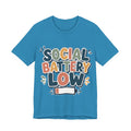 Social Battery Low T-Shirt — Funny Introvert Tee