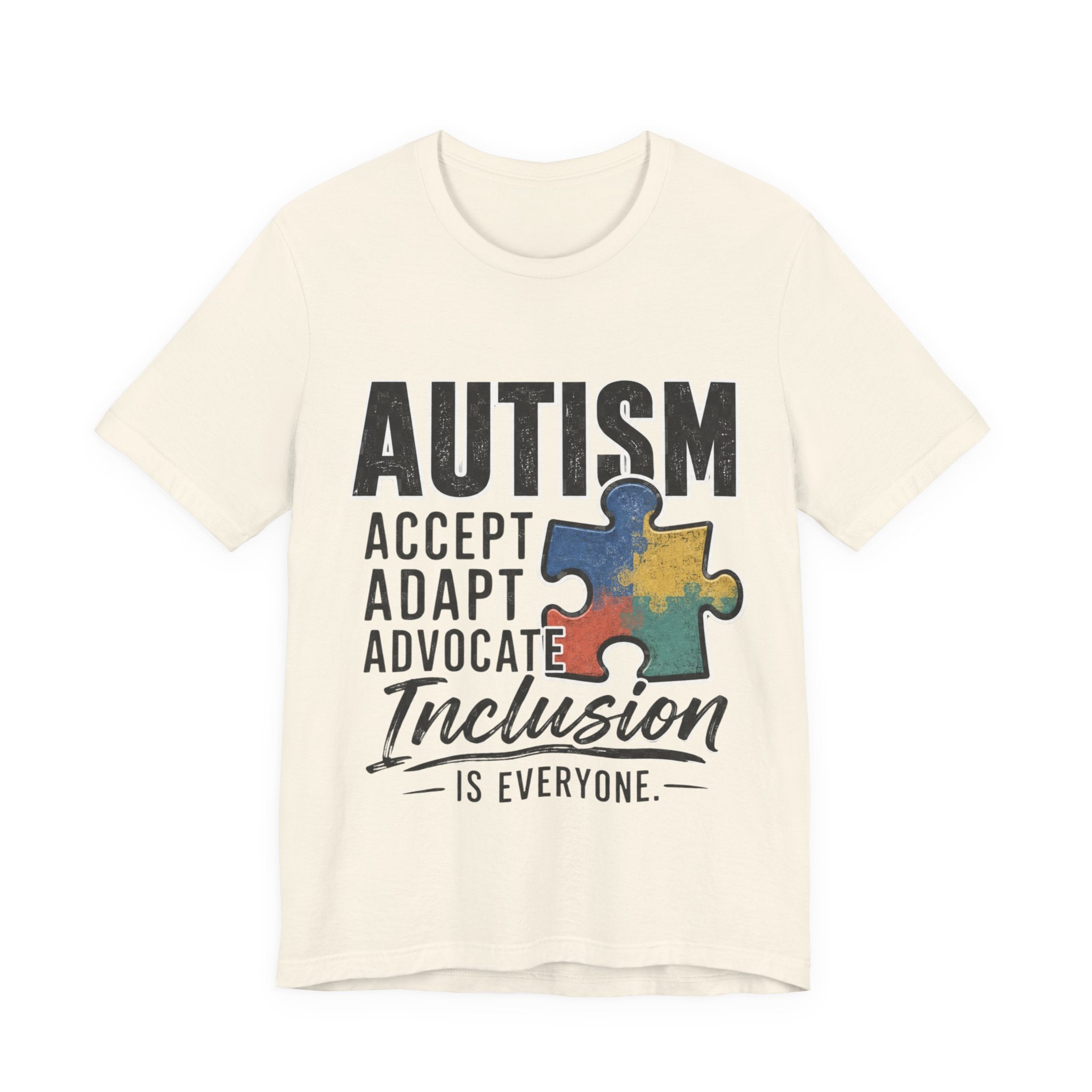 Autism Acceptance Shirt Inclusion Advocate T Shirt Puzzle Piece Tee Neurodiversity Awareness Special Needs Support Unisex Gift