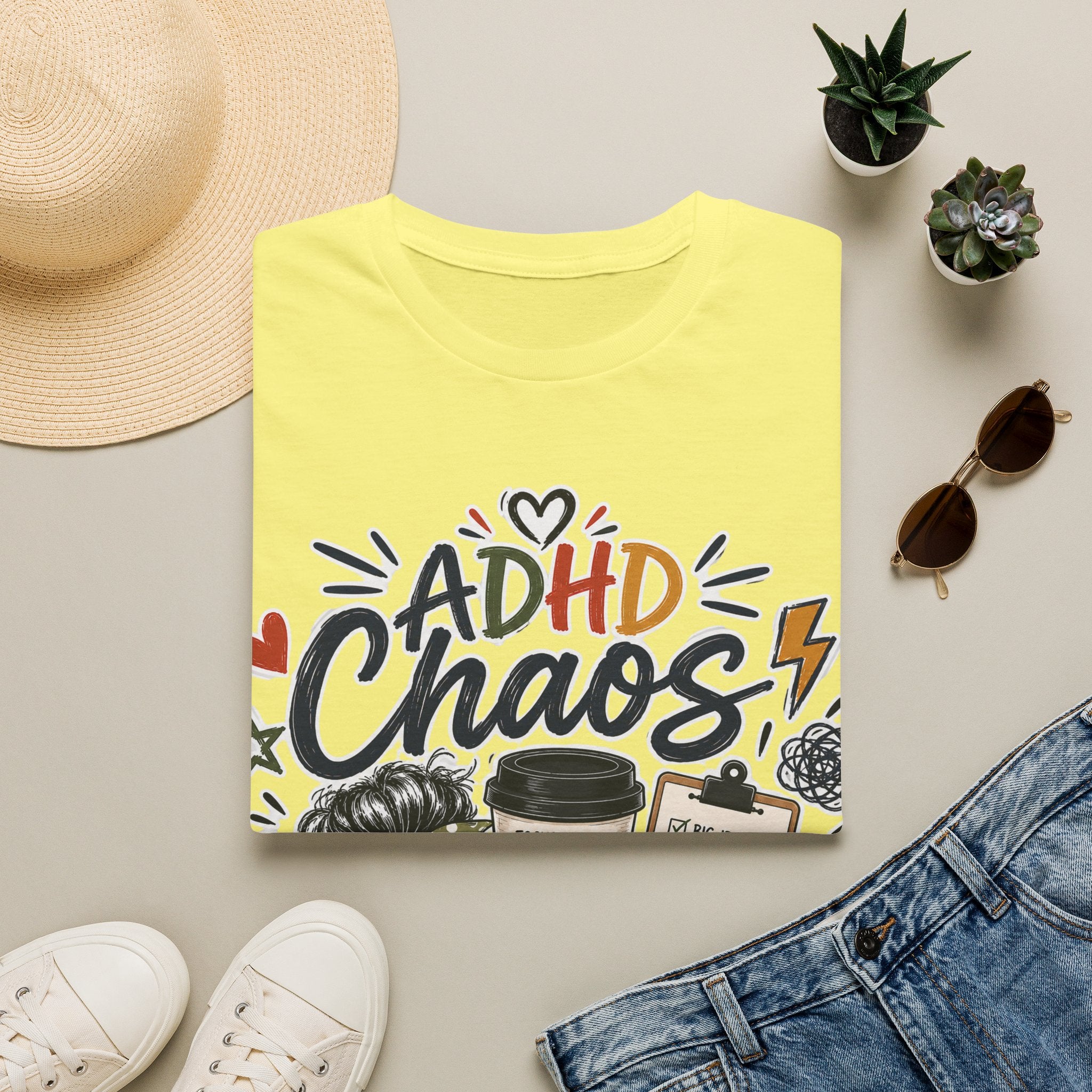 ADHD Chaos Coordinator Shirt | Funny ADHD T-Shirt | ADHD Awareness Graphic Shirt | Mental Health Gift | Coffee & Chaos Apparel