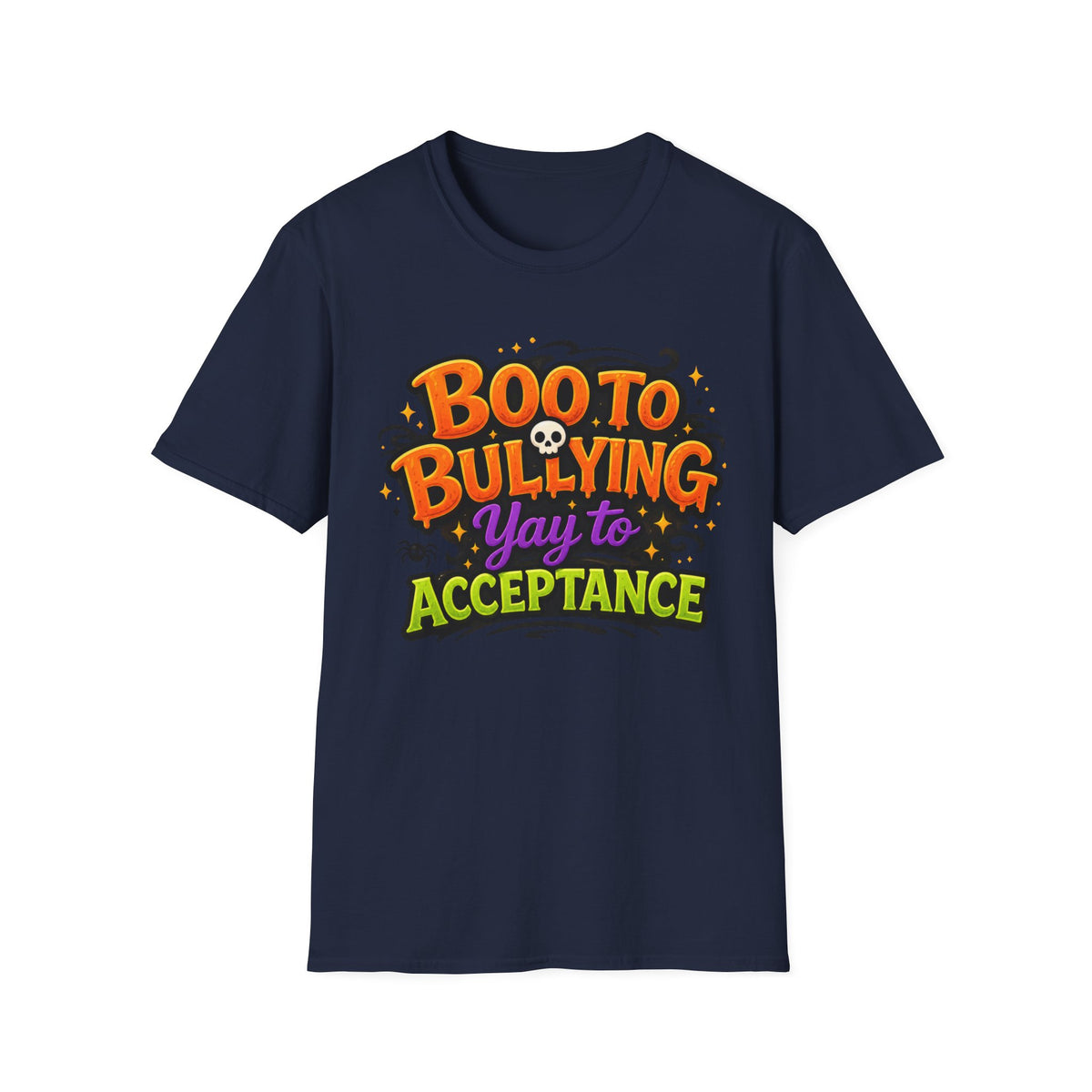 Boo to Bullying Halloween anti-bullying T-Shirt | Acceptance message