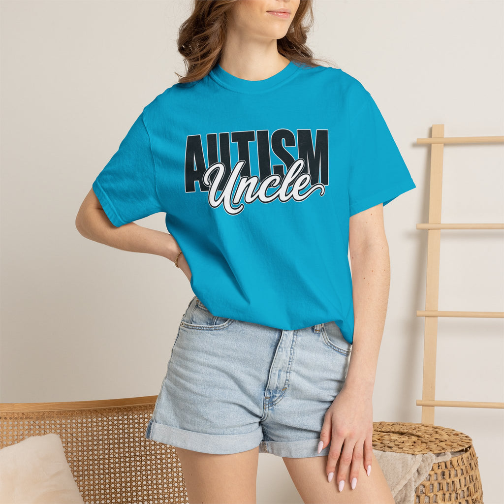 Autism Uncle Shirt Proud Autism Uncle T Shirt Autism Awareness Autism Acceptance Gift Puzzle Heart Special Needs Family Tee