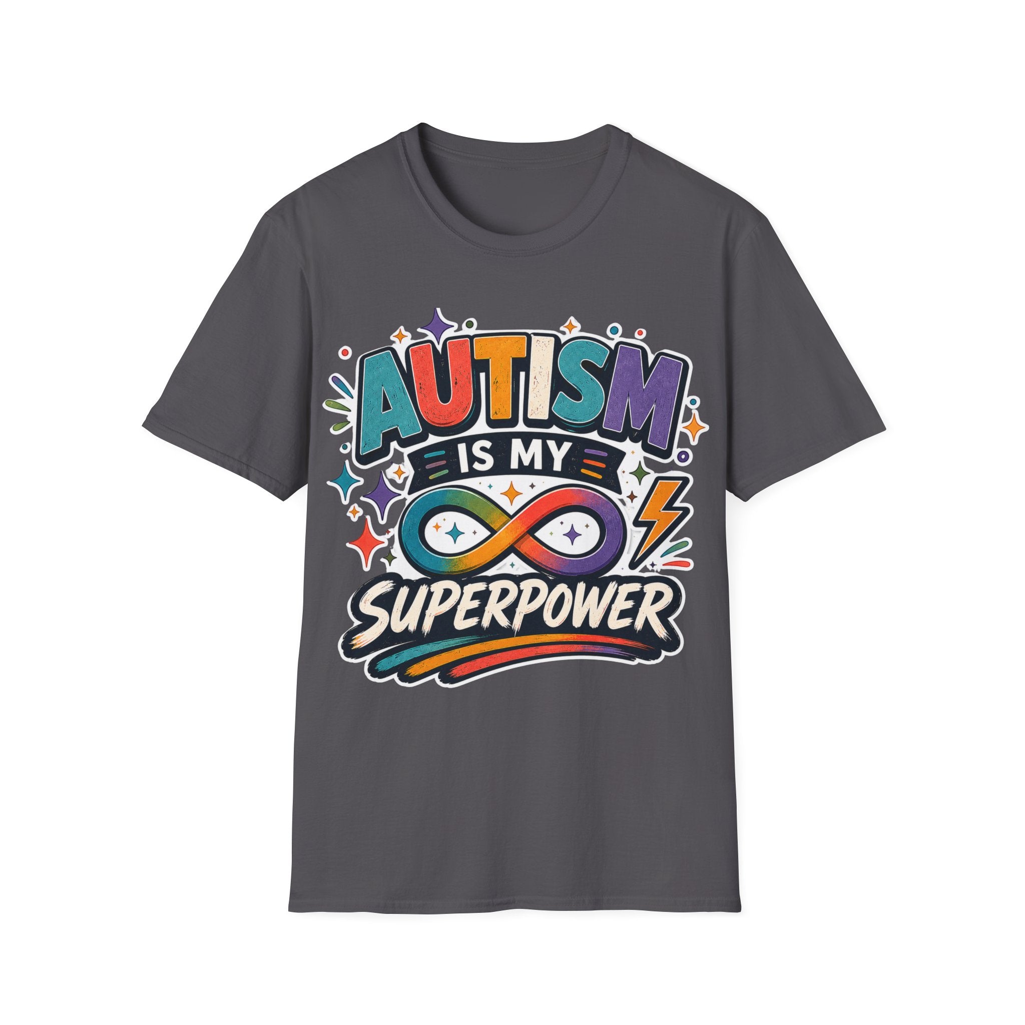 Autism Is My Superpower Shirt Autism Awareness T Shirt Autism Acceptance Tee Infinity Heart Puzzle Design Neurodiversity Gift Unisex
