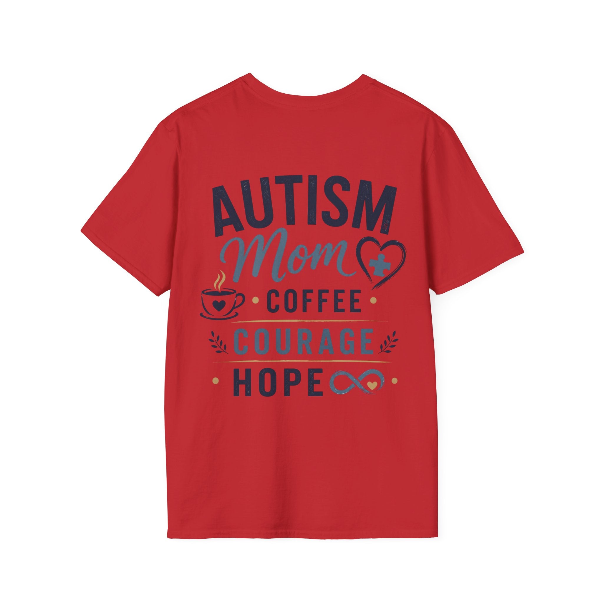 Autism Mom Shirt | Coffee Courage Hope Tee | Autism Mama T-Shirt | Special Needs Mom Gift | Autism Awareness Apparel | Neurodiversity