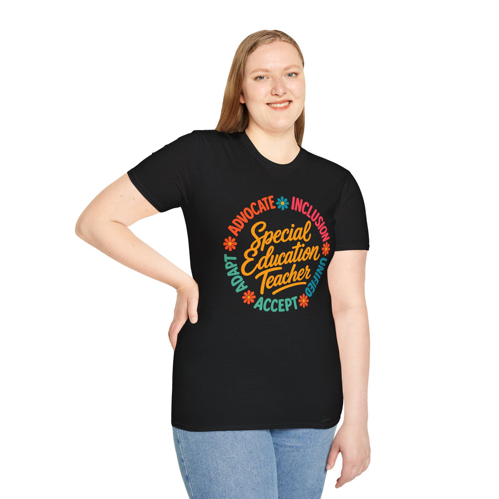 Special Education Teacher Shirt Advocate Inclusion Acceptance T Shirt  Teacher Gift Autism Awareness Inclusive Classroom Tee