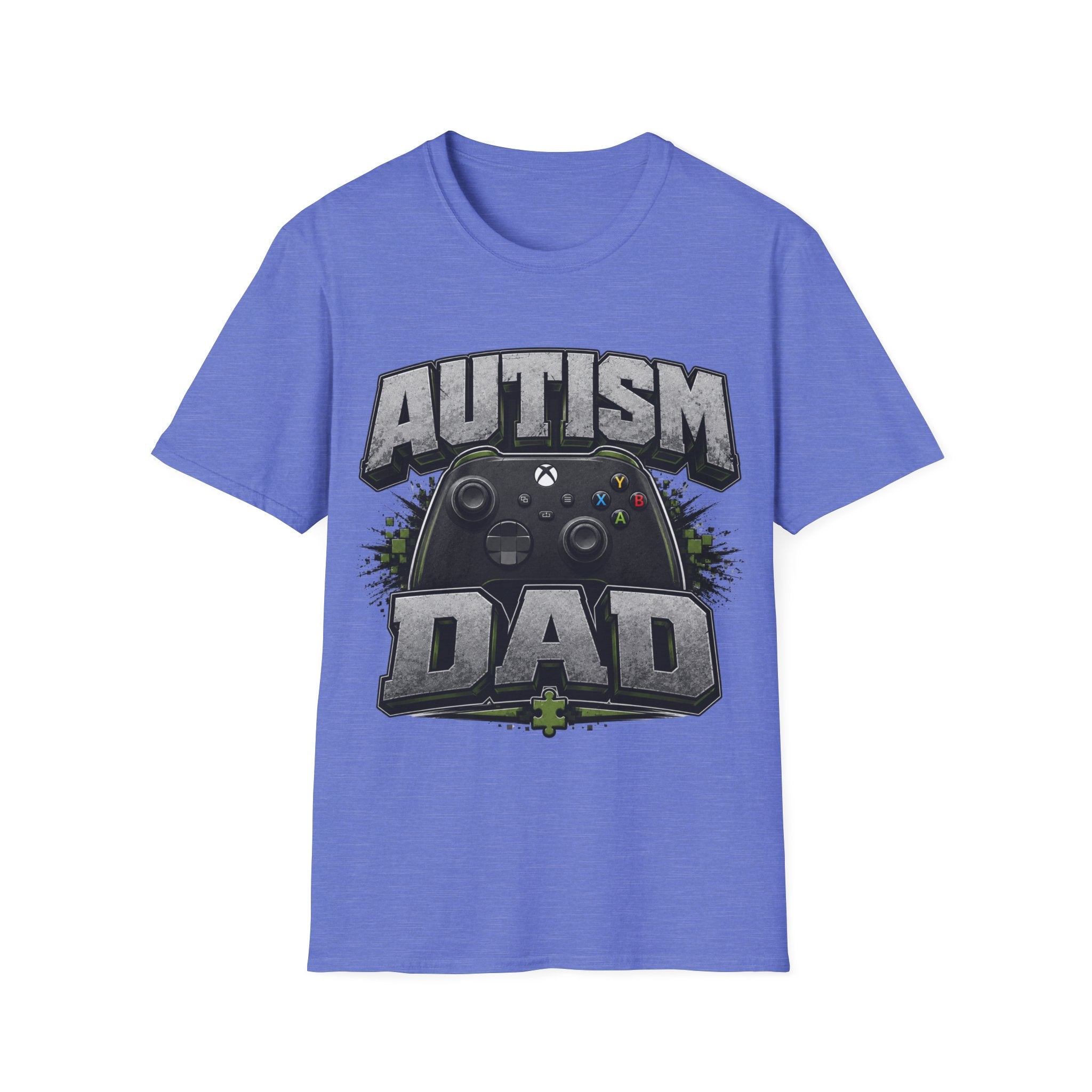 Autism Dad T-Shirt | Video Game Controller Awareness Tee