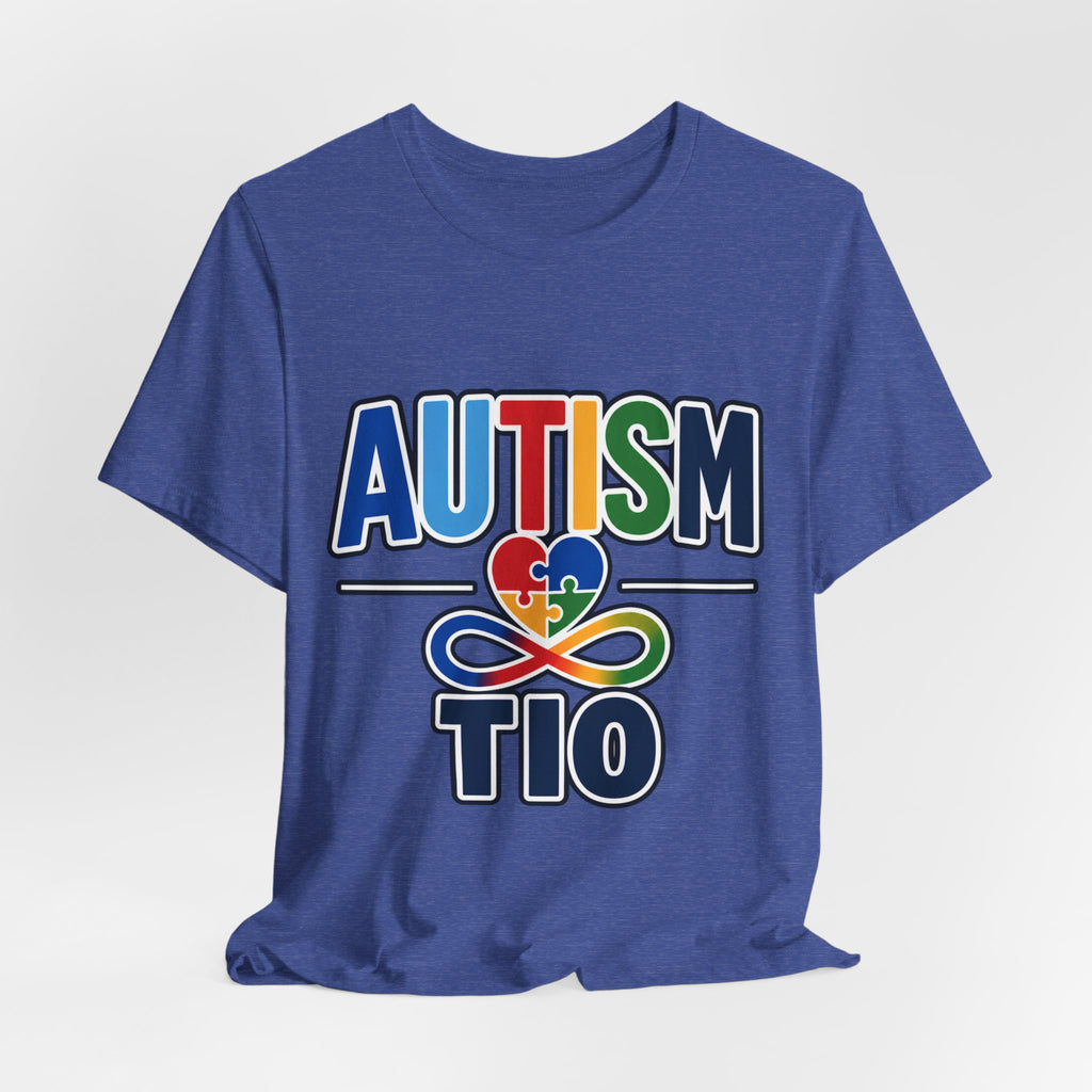 Autism Tio Shirt | Proud Autism Uncle T-Shirt | Spanish Tío Puzzle Heart Infinity Design | Autism Awareness & Acceptance Gift