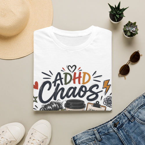 ADHD Chaos Coordinator Shirt | Funny ADHD T-Shirt | ADHD Awareness Graphic Shirt | Mental Health Gift | Coffee & Chaos Apparel