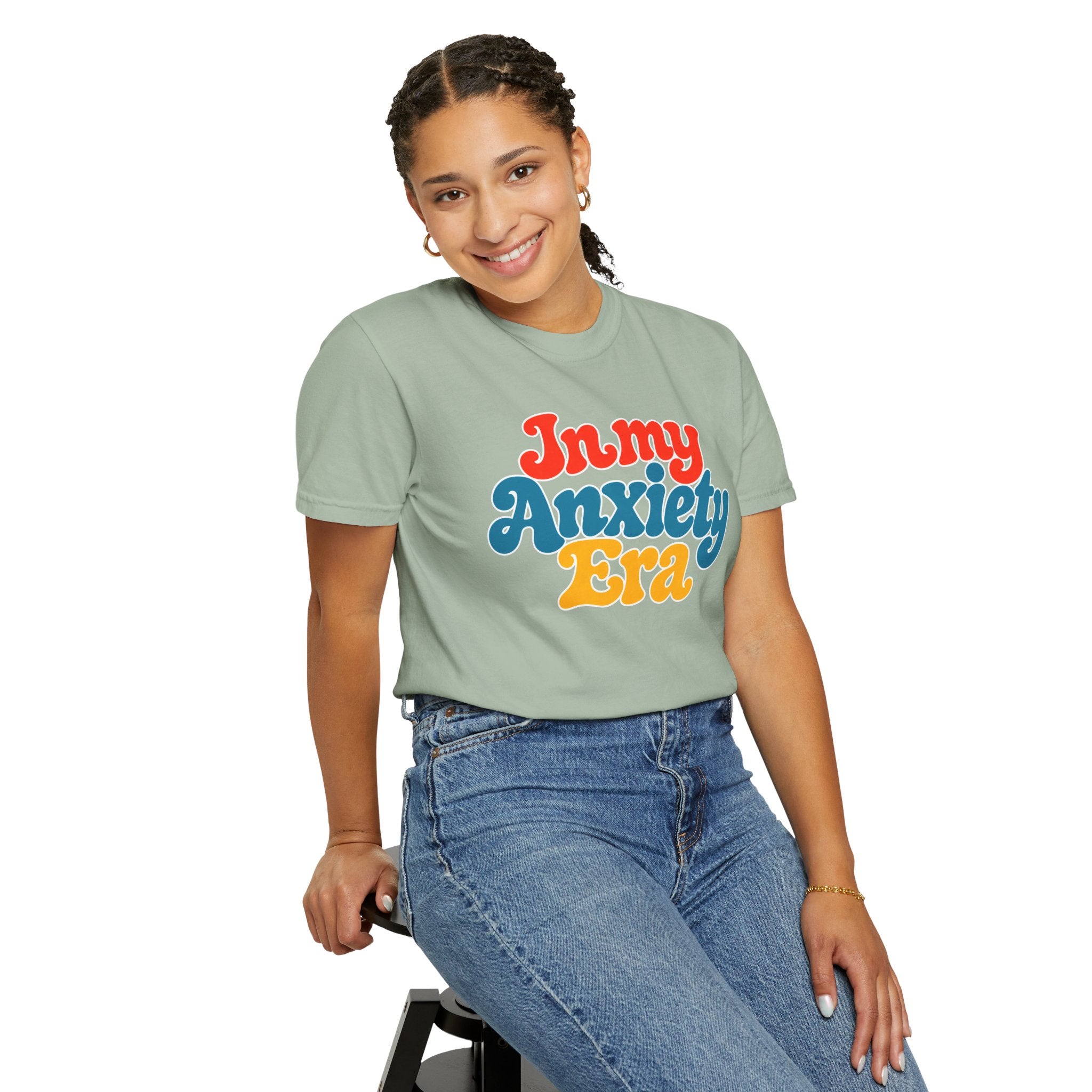 I Am In My Anxiety Era Shirt Anxiety Awareness T Shirt Mental Health Tee Cute Pastel Graphic Shirt Self Care Gift Unisex Apparel