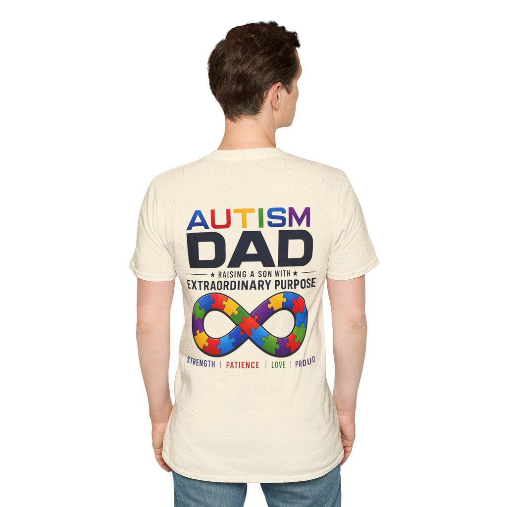 Autism Dad Shirt, Proud Dad Raising an Autistic Son Tee, Autism Acceptance T-Shirt, Special Needs Dad Gift, Autism Parent Shirt, Inclusion Apparel