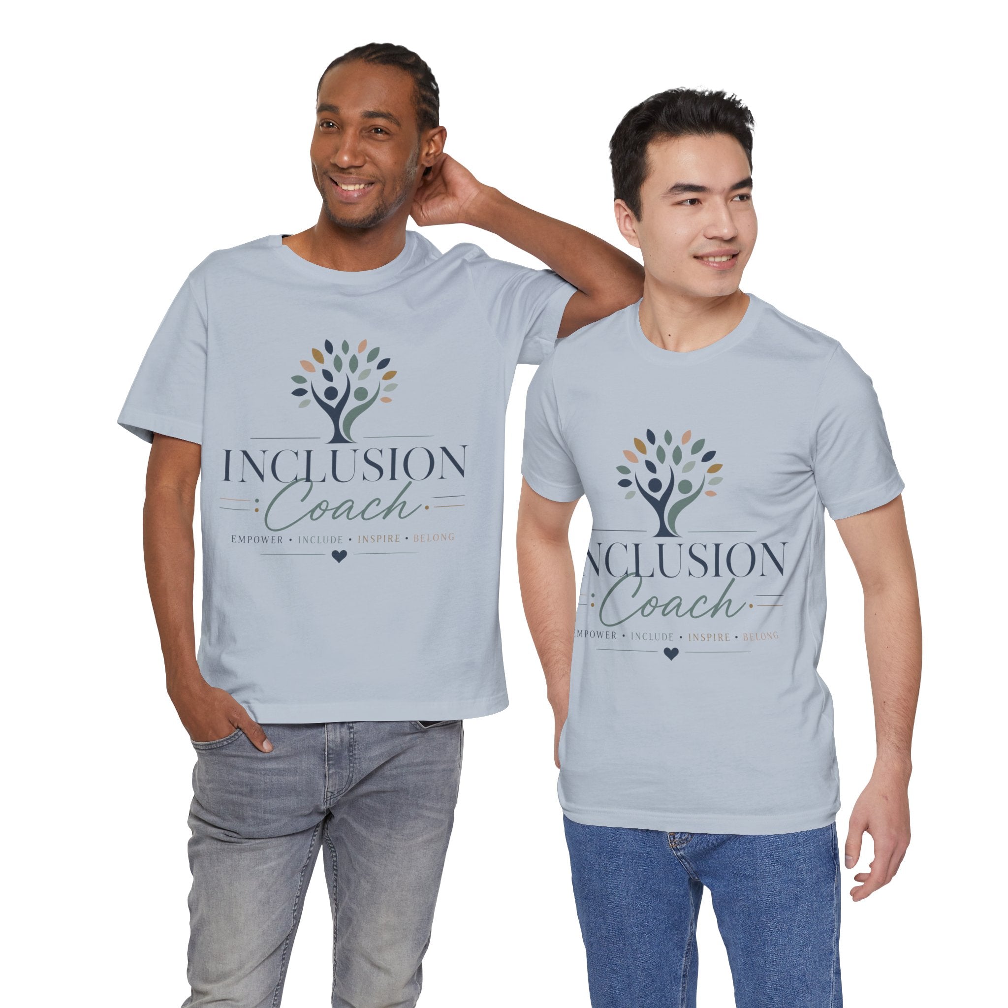 Inclusion Coach T-Shirt | Tree Logo, Empower Inclusivity, Diversity