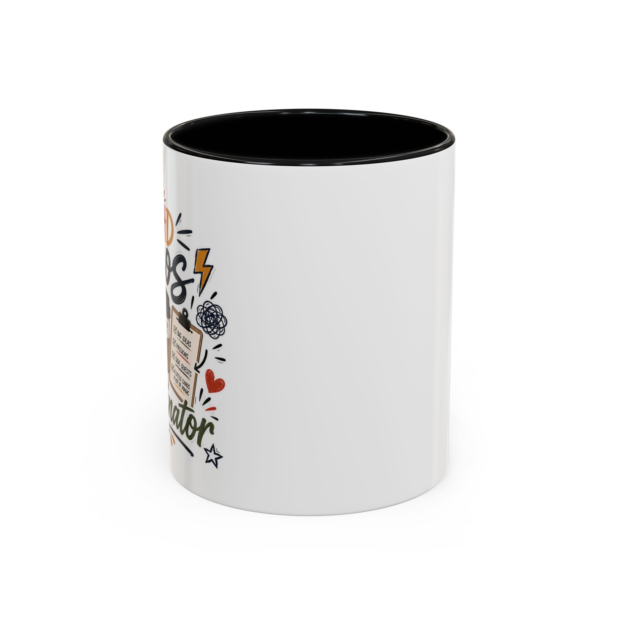 ADHD Chaos Coordinator Mug | Funny ADHD Coffee Mug | Mental Health Awareness Cup | Ceramic Coffee Mug for Moms, Teachers & ADHD Lovers
