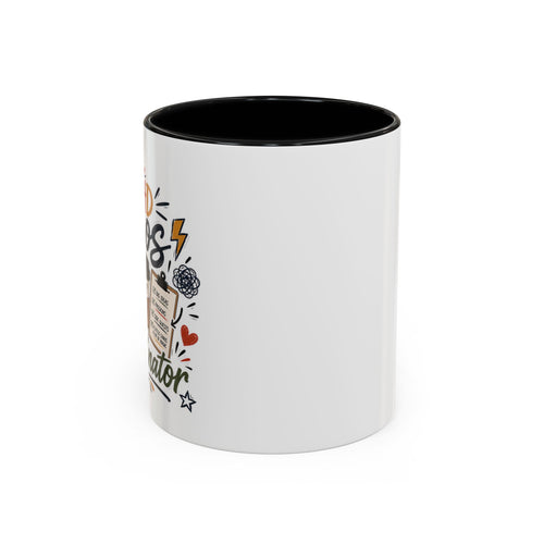 ADHD Chaos Coordinator Mug | Funny ADHD Coffee Mug | Mental Health Awareness Cup | Ceramic Coffee Mug for Moms, Teachers & ADHD Lovers