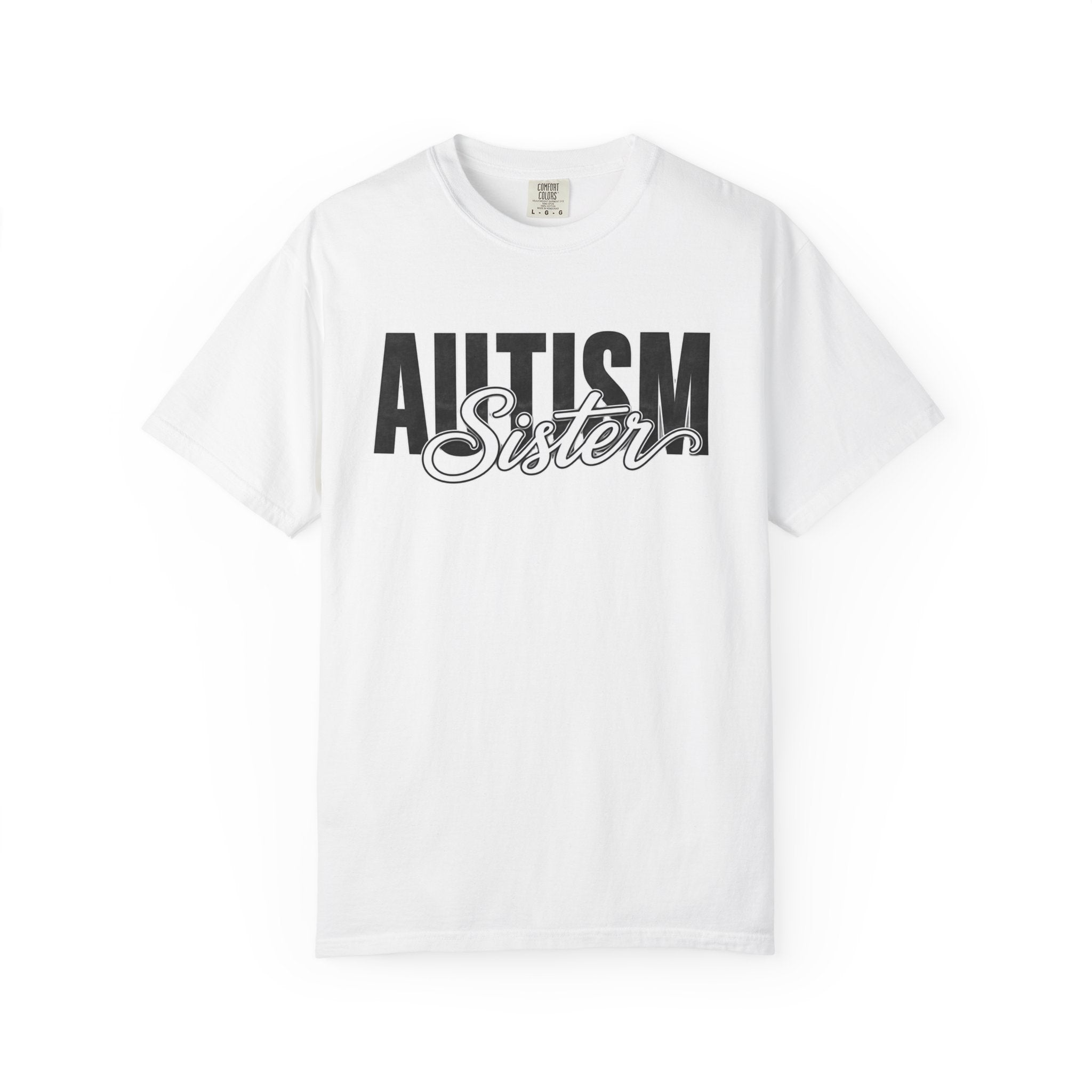 Autism Sister Shirt Proud Autism Sister T Shirt Autism Awareness Autism Acceptance Gift Puzzle Heart Special Needs Sibling Tee