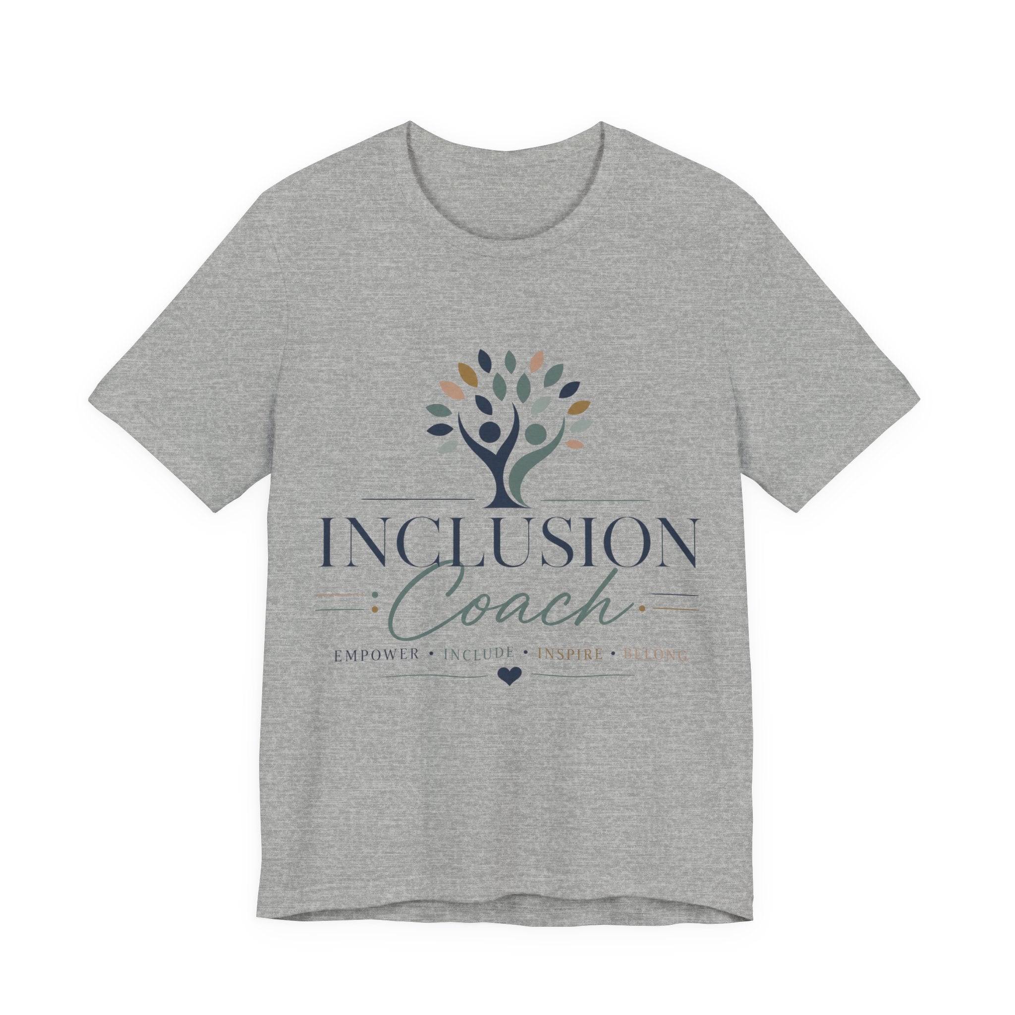 Inclusion Coach T-Shirt | Tree Logo, Empower Inclusivity, Diversity