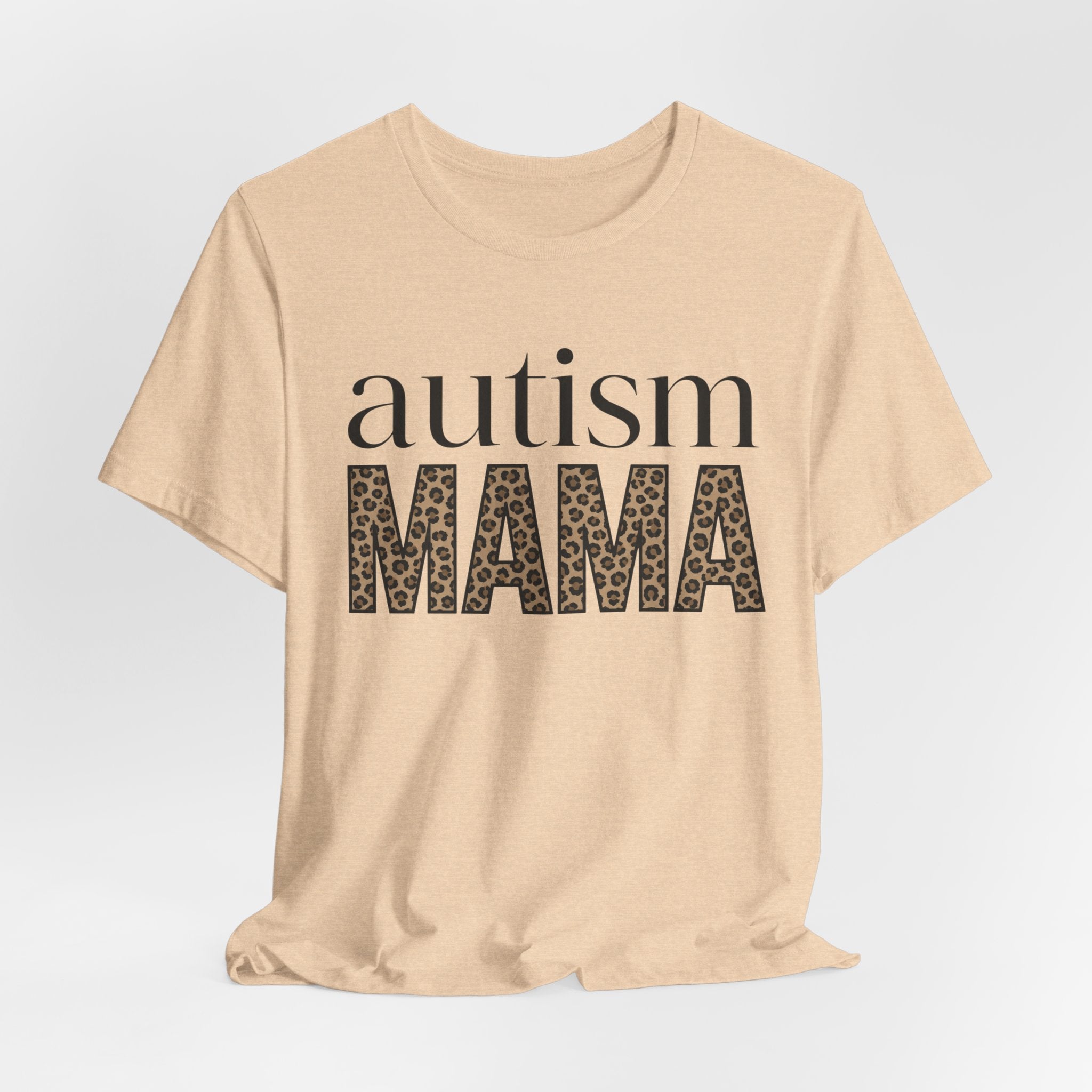 Autism MAMA Leopard Print Tee | Autism Awareness Shirt