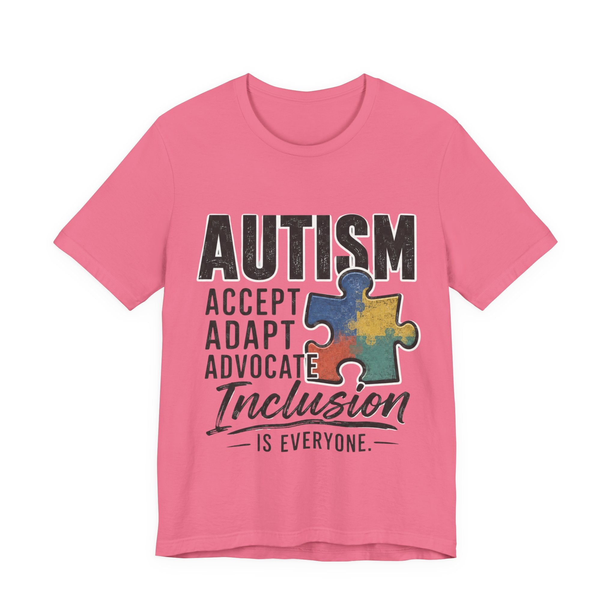Autism Acceptance Shirt Inclusion Advocate T Shirt Puzzle Piece Tee Neurodiversity Awareness Special Needs Support Unisex Gift