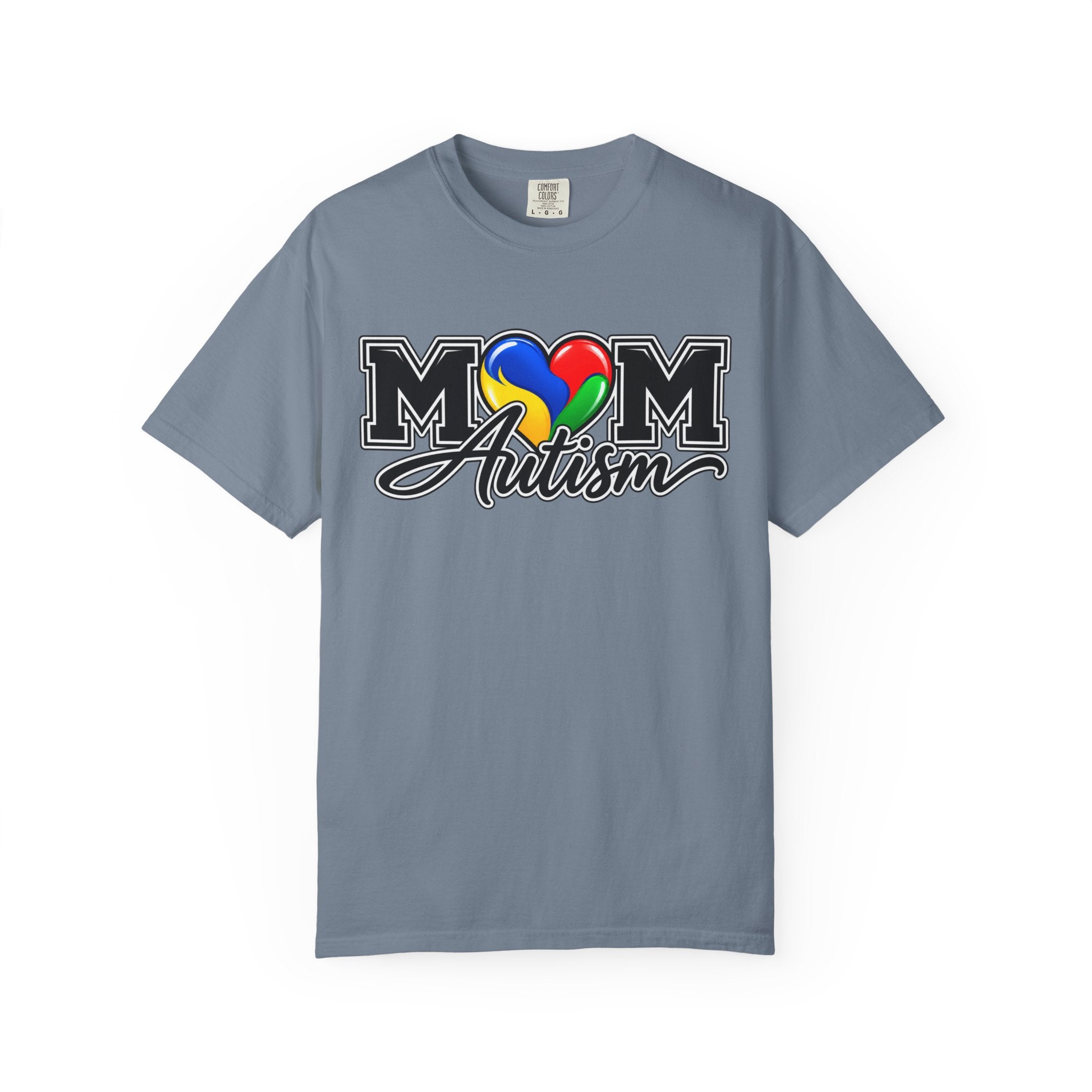 Mom Autism Heart T-Shirt, Autism Awareness Mom Tee, Autism Mom Gift Shirt, Autism Acceptance Family Apparel, Neurodiversity Gift