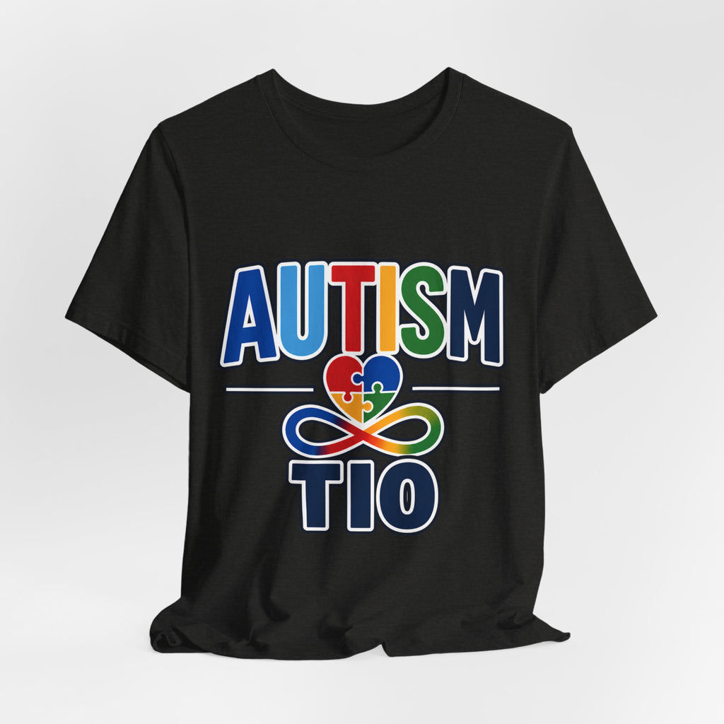 Autism Tio Shirt | Proud Autism Uncle T-Shirt | Spanish Tío Puzzle Heart Infinity Design | Autism Awareness & Acceptance Gift