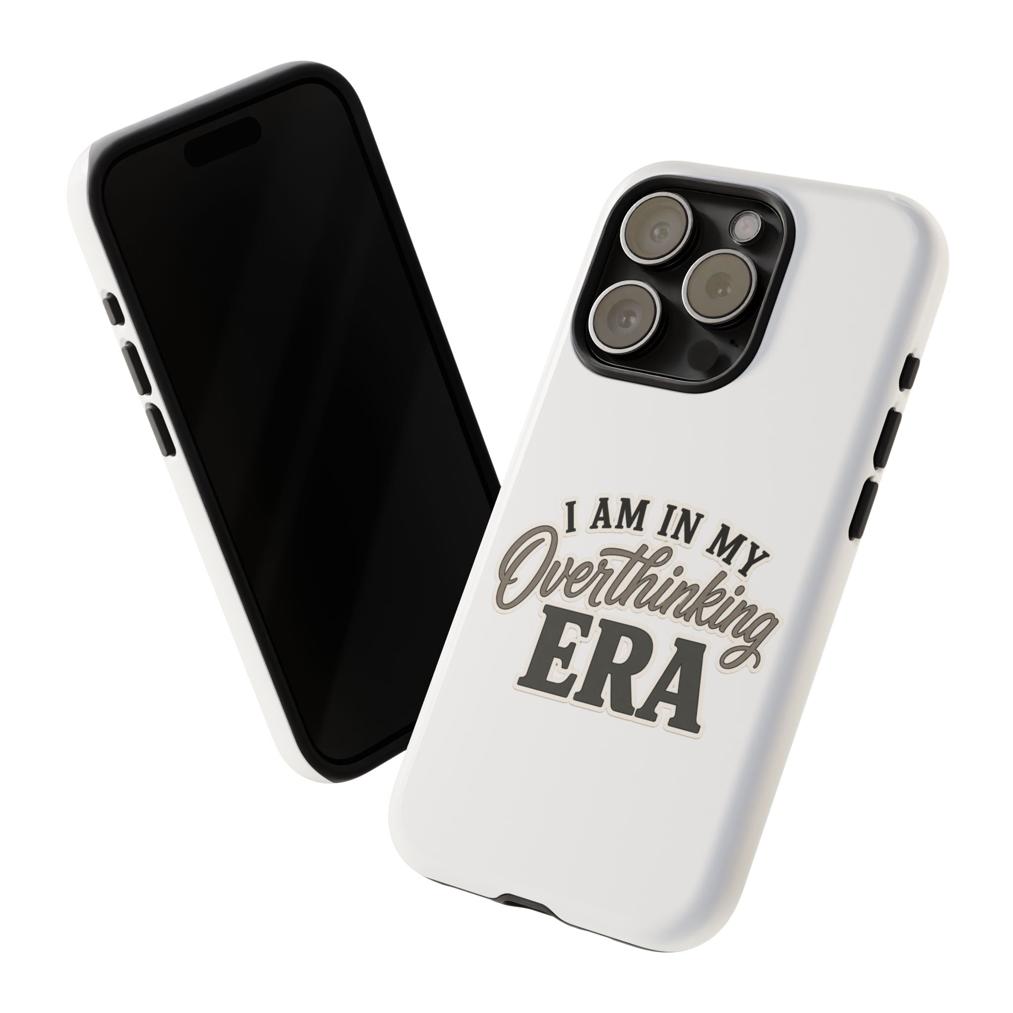 I Am In My Overthinking Era Phone Case Funny Anxiety Phone Case ADHD Tough Case Mental Health Gift Neurodivergent iPhone Samsung Case