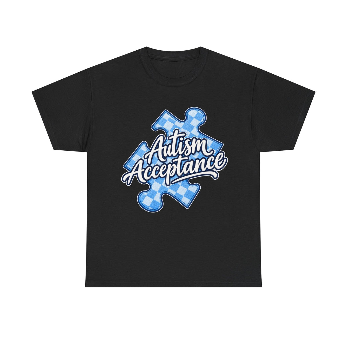Autism Acceptance Puzzle Piece T-Shirt, Awareness Support Tee, Autism Advocate Shirt, Neurodiversity Gift, Autism Family Apparel