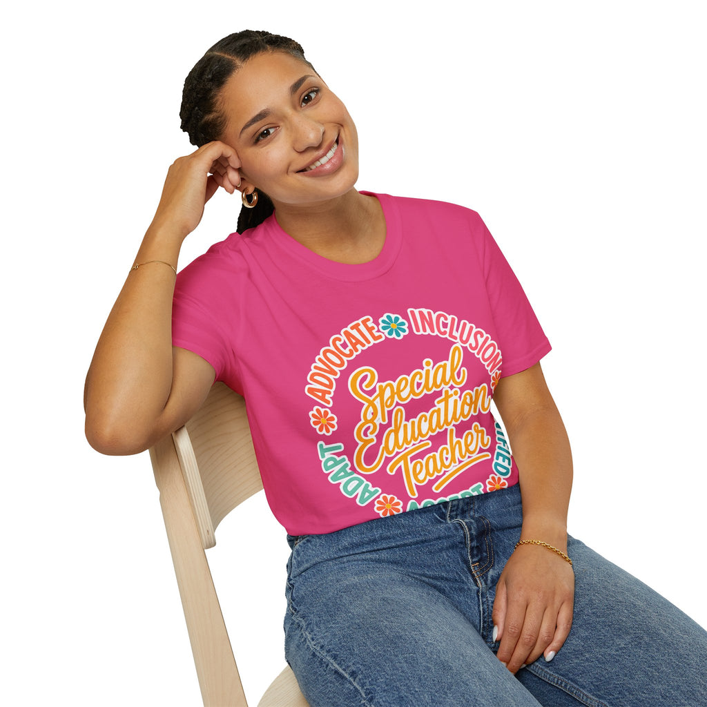 Special Education Teacher Shirt Advocate Inclusion Acceptance T Shirt  Teacher Gift Autism Awareness Inclusive Classroom Tee
