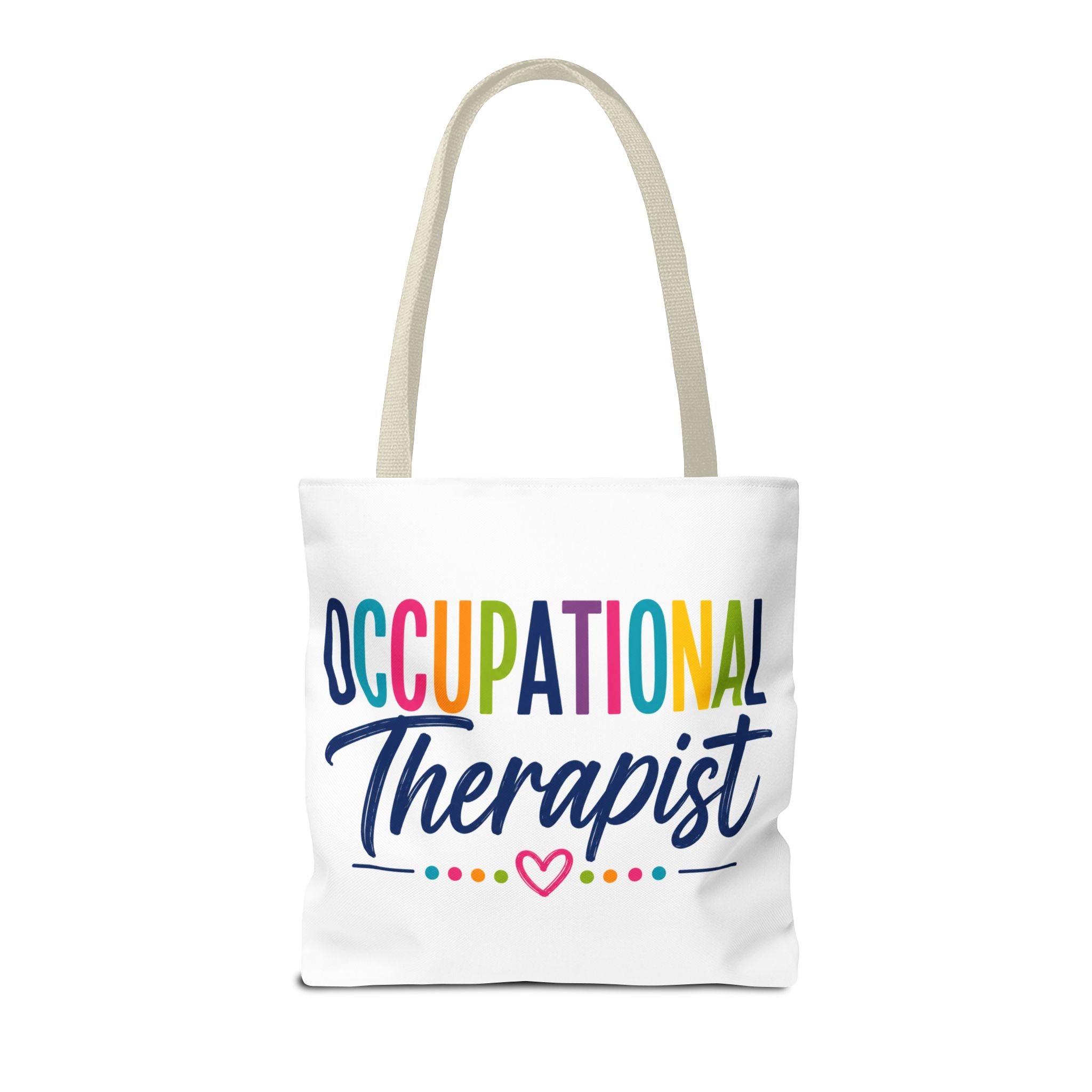 Occupational Therapist Tote Bag | Rainbow Script Healthcare Professional
