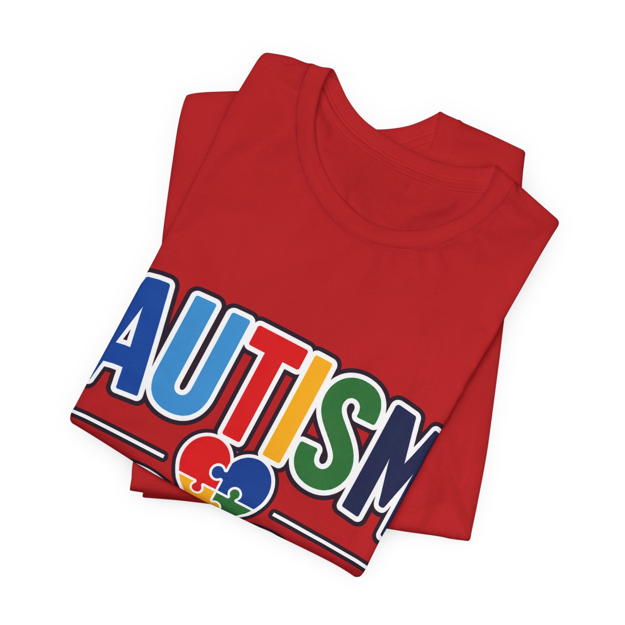 Autism Dad Shirt | Proud Autism Father T-Shirt | Colorful Puzzle Heart Infinity Design | Autism Awareness Gift for Dad | Autism Acceptance Tee