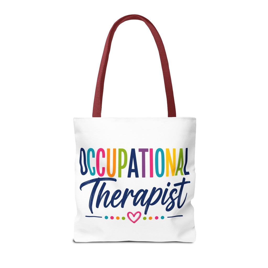 Occupational Therapist Tote Bag | Rainbow Script Healthcare Professional