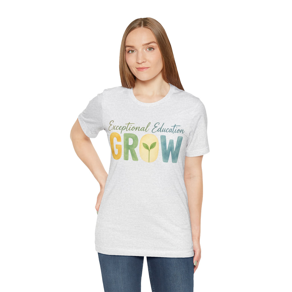 Exceptional Education Teacher Shirt GROW Special Education T Shirt SPED Teacher Gift Inclusive Classroom Autism Teacher Tee
