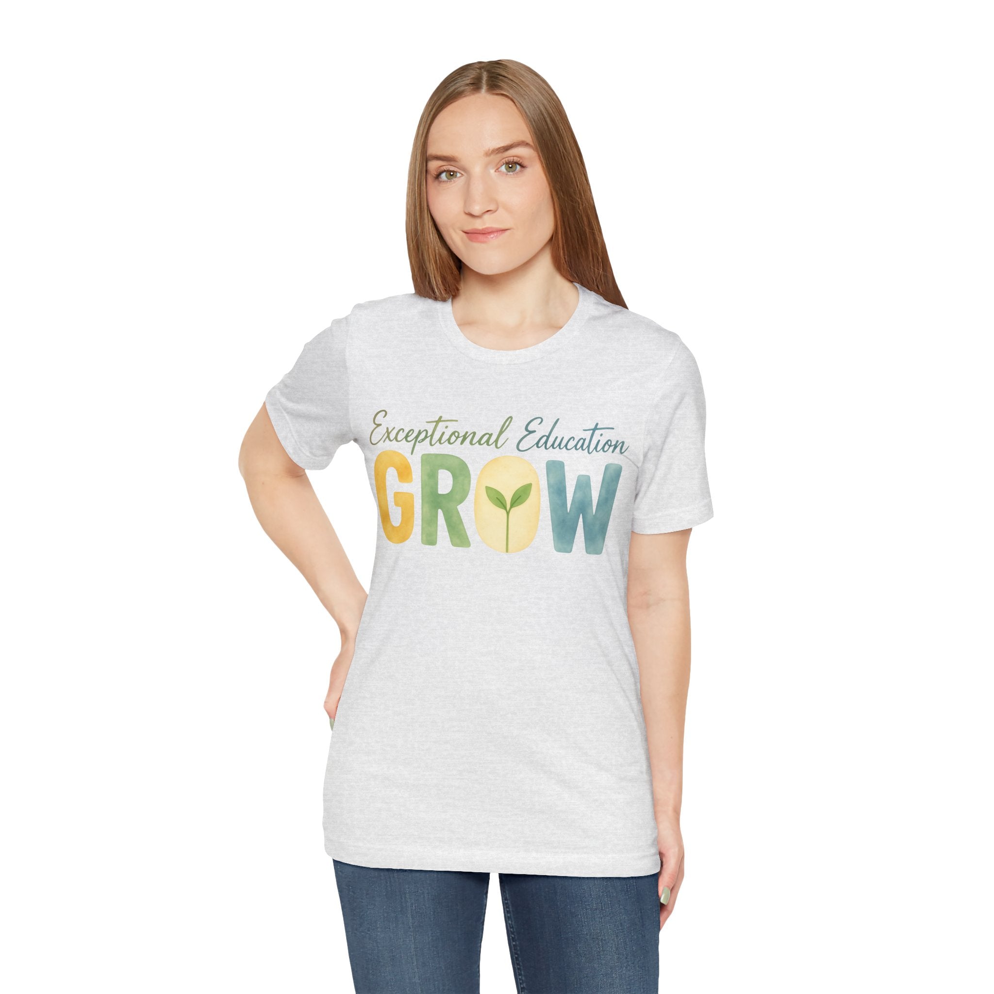 Exceptional Education Teacher Shirt GROW Special Education T Shirt SPED Teacher Gift Inclusive Classroom Autism Teacher Tee
