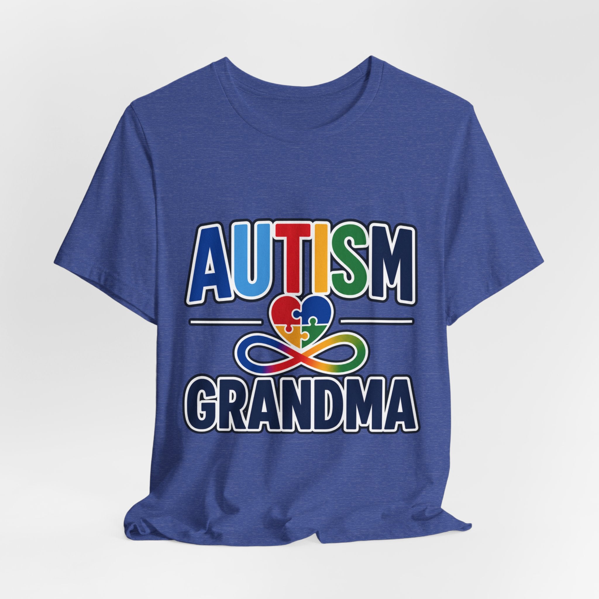 Autism Grandma Shirt | Puzzle Heart Infinity T-Shirt | Proud Autism Grandma Tee | Autism Awareness & Acceptance Gift