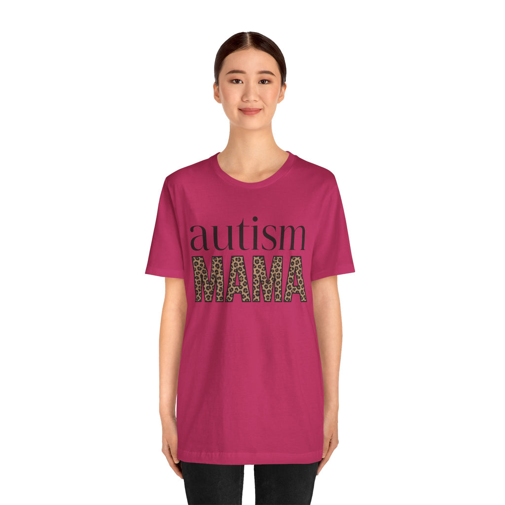 Autism MAMA Leopard Print Tee | Autism Awareness Shirt