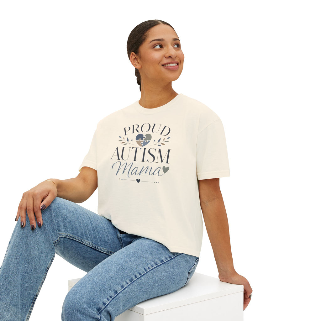 Proud Autism Mama Boxy Tee