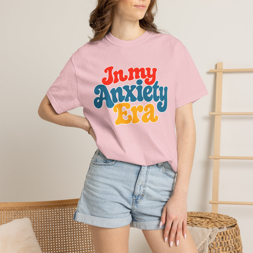 I Am In My Anxiety Era Shirt Anxiety Awareness T Shirt Mental Health Tee Cute Pastel Graphic Shirt Self Care Gift Unisex Apparel