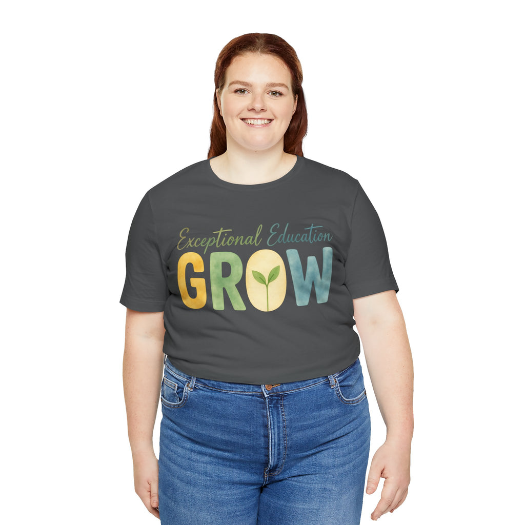 Exceptional Education Teacher Shirt GROW Special Education T Shirt SPED Teacher Gift Inclusive Classroom Autism Teacher Tee