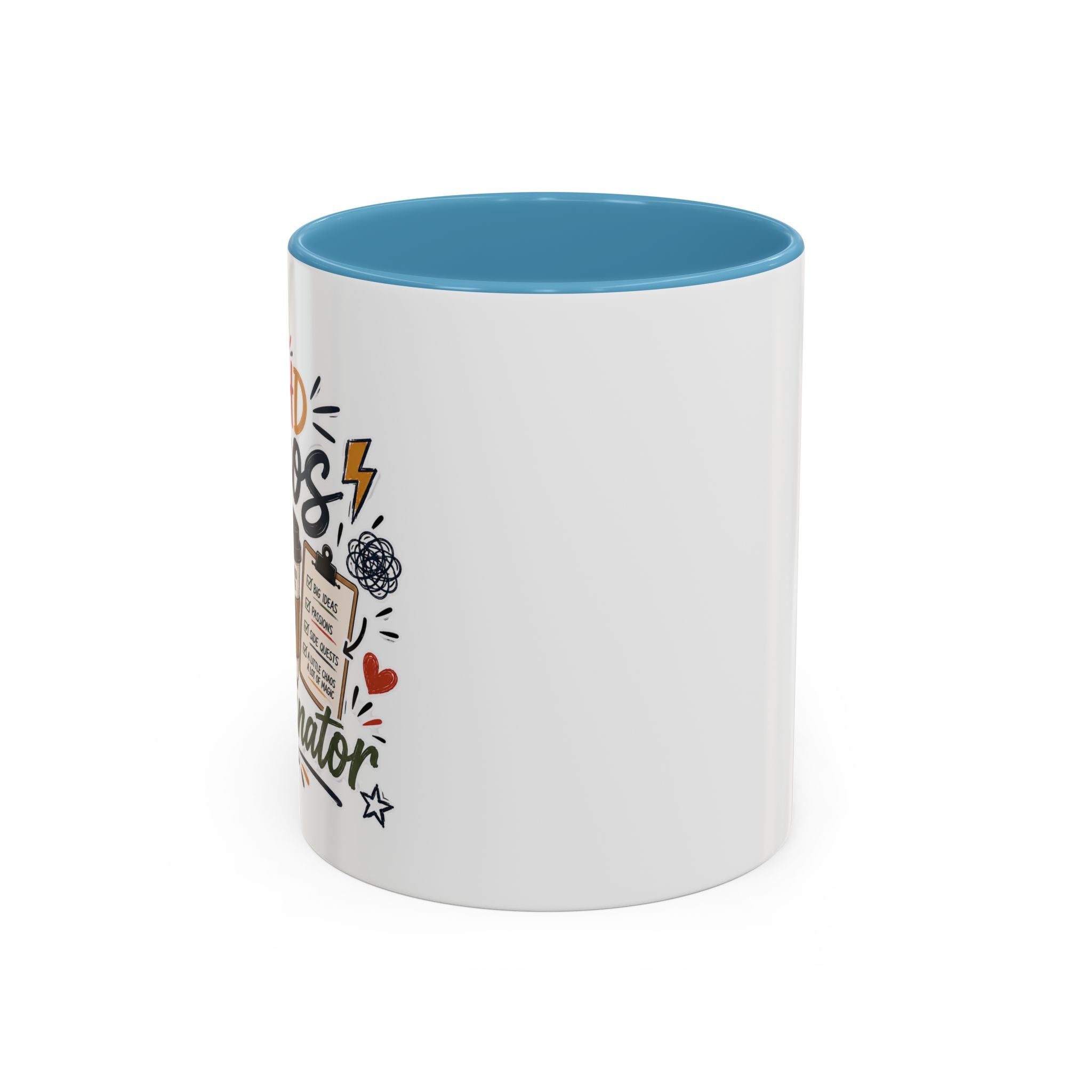 ADHD Chaos Coordinator Mug | Funny ADHD Coffee Mug | Mental Health Awareness Cup | Ceramic Coffee Mug for Moms, Teachers & ADHD Lovers