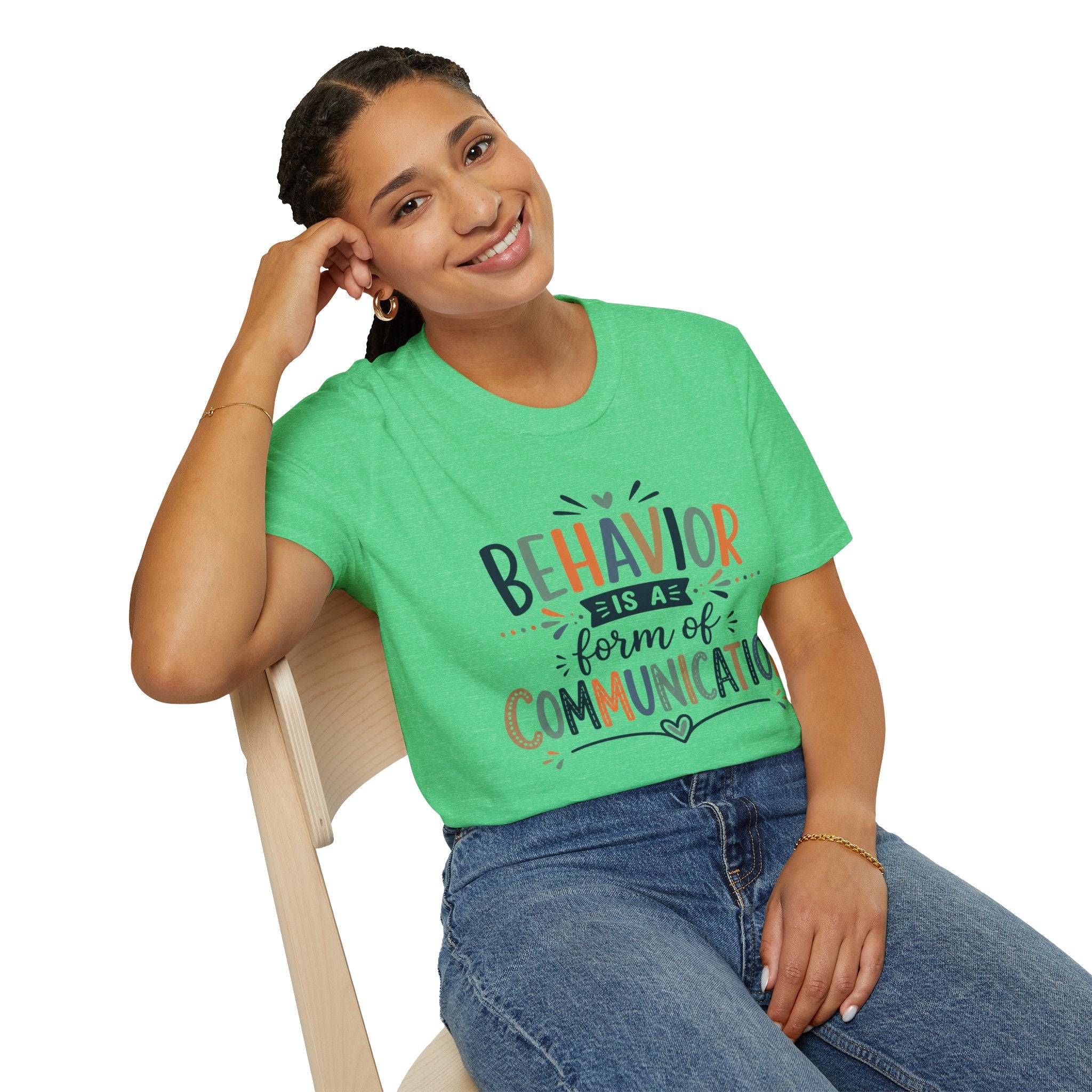 Behavior Is A Form Of Communication Shirt Special Education Teacher T Shirt Mental Health Autism ADHD Behavior Support Tee