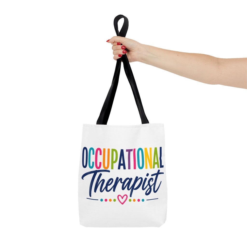 Occupational Therapist Tote Bag | Rainbow Script Healthcare Professional