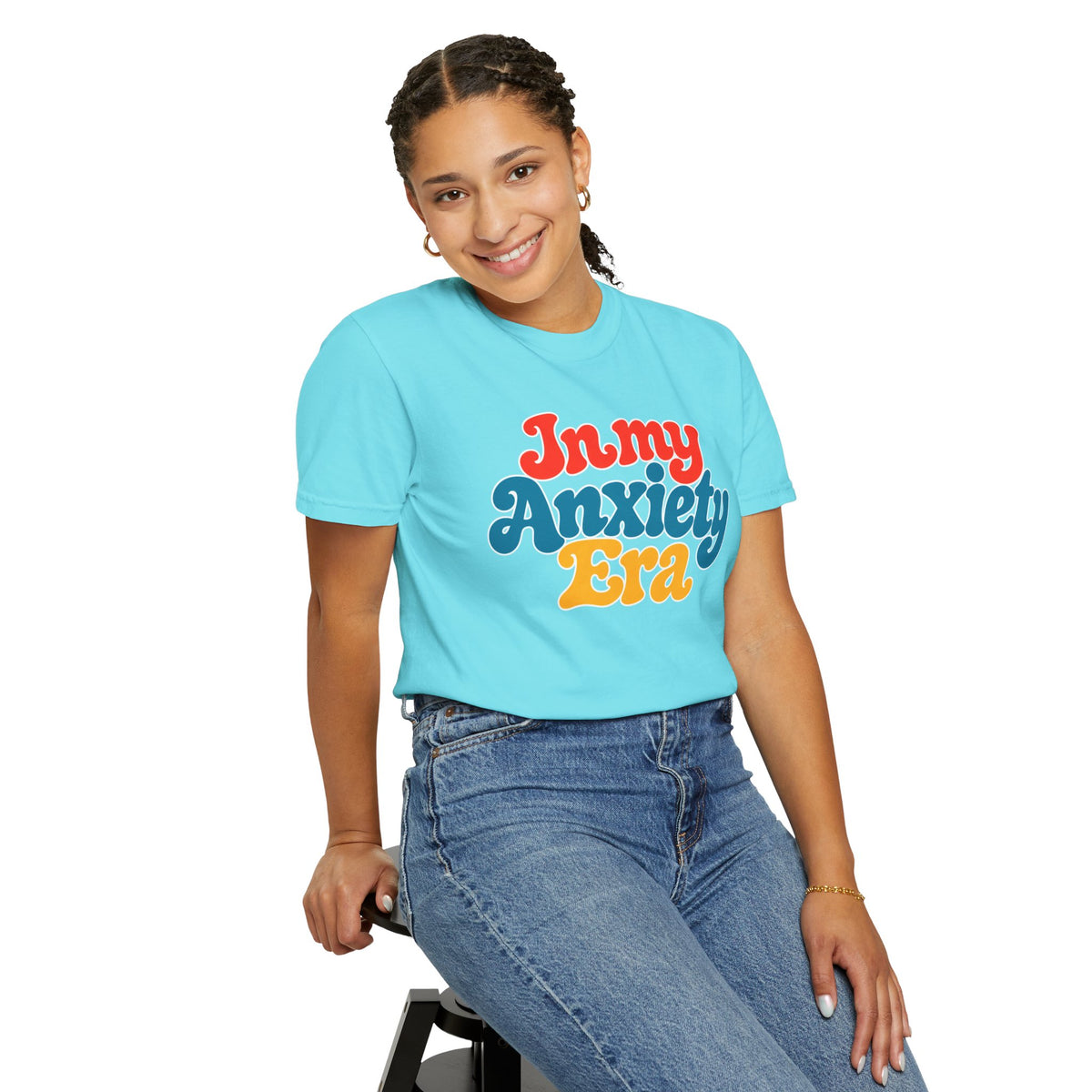 I Am In My Anxiety Era Shirt Anxiety Awareness T Shirt Mental Health Tee Cute Pastel Graphic Shirt Self Care Gift Unisex Apparel