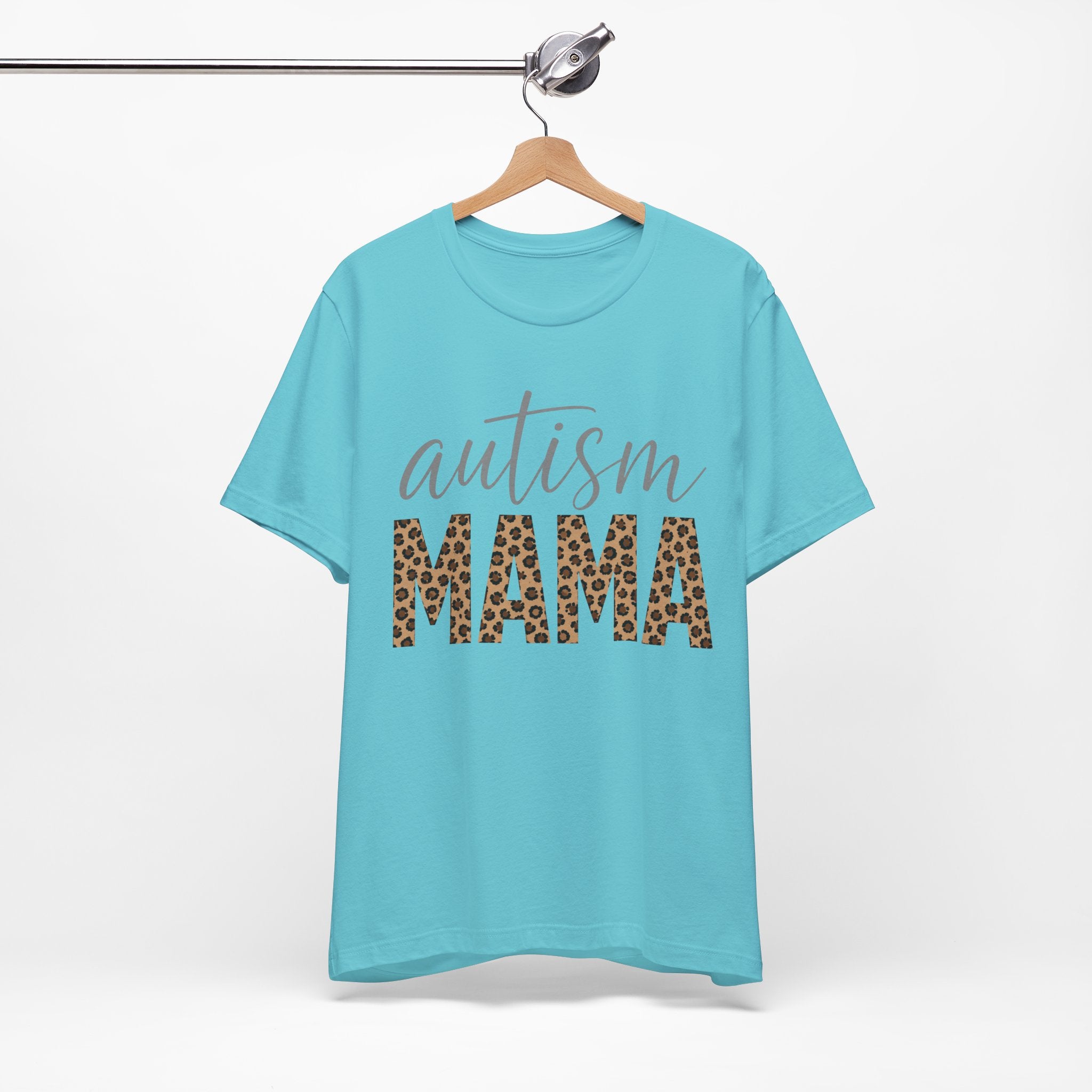 Autism Mama Leopard Print T-Shirt