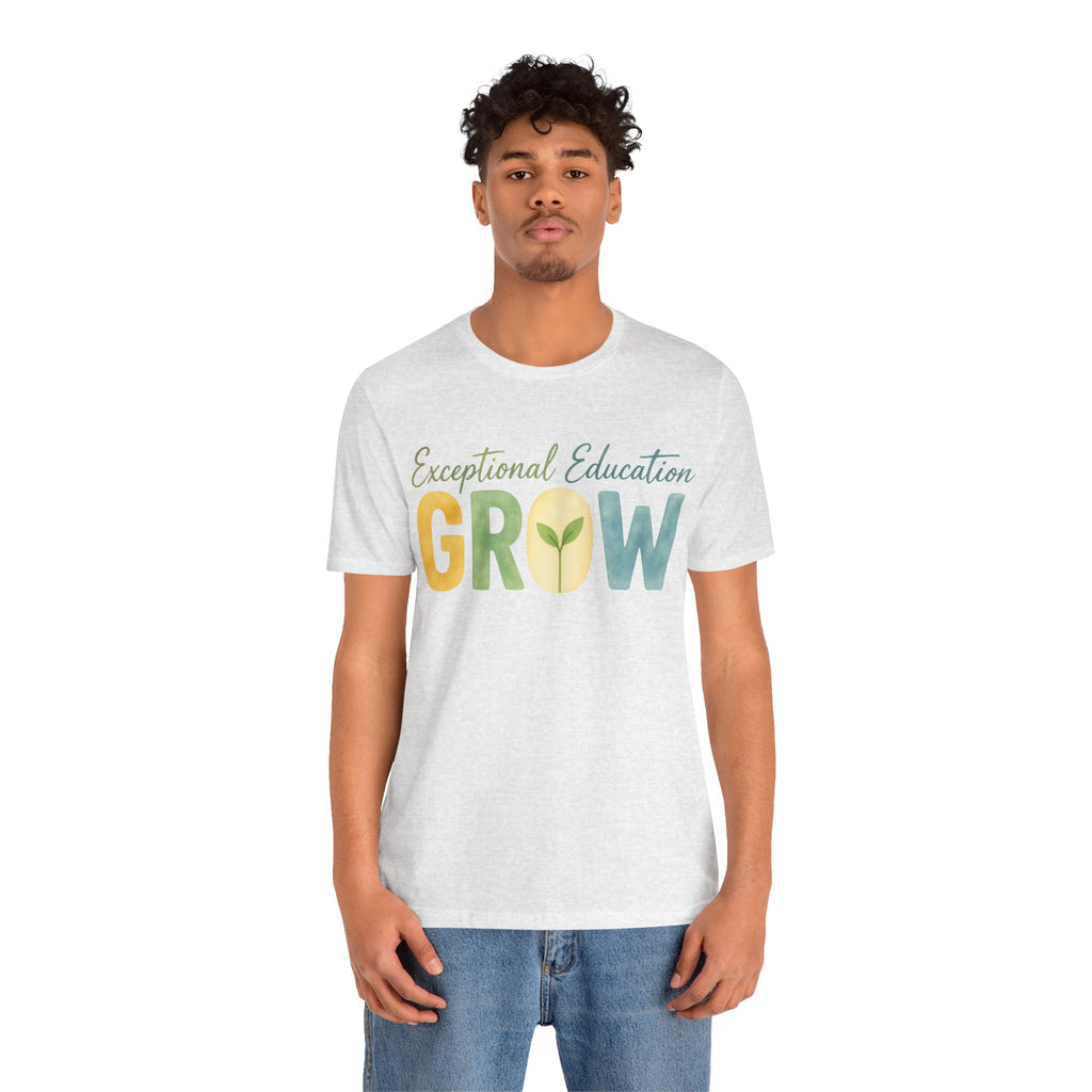 Exceptional Education Teacher Shirt GROW Special Education T Shirt SPED Teacher Gift Inclusive Classroom Autism Teacher Tee