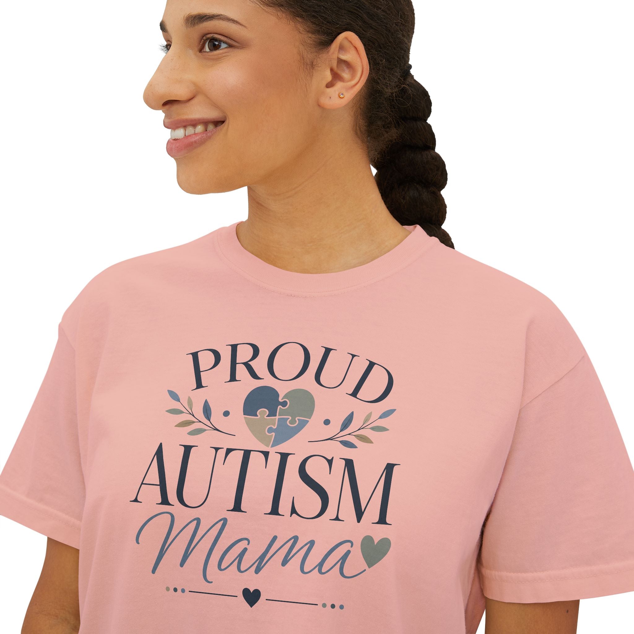 Proud Autism Mama Boxy Tee