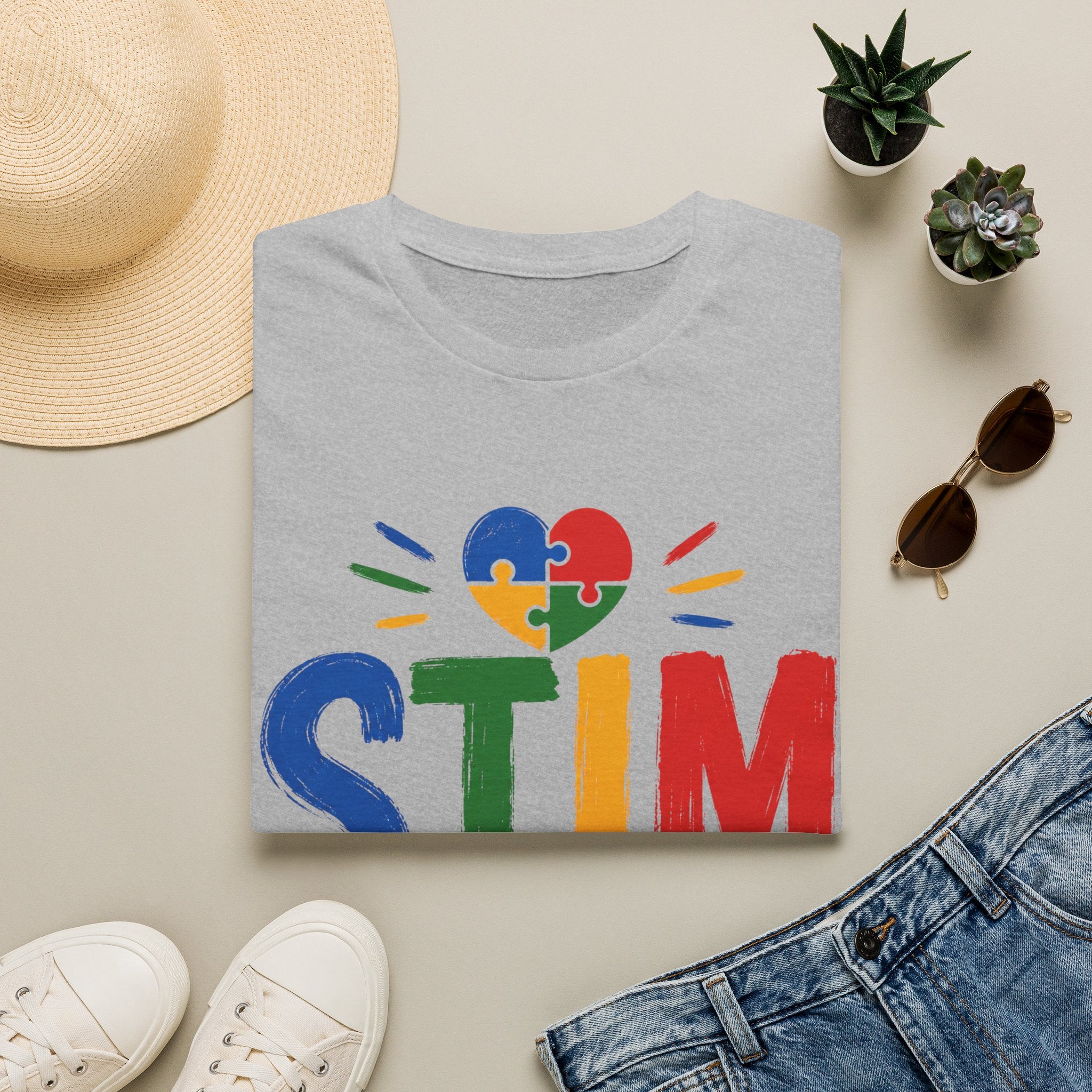 Autism Sensory Shirt | STIM Puzzle Heart Autism Awareness Shirt, Sensory Regulation Support Gift