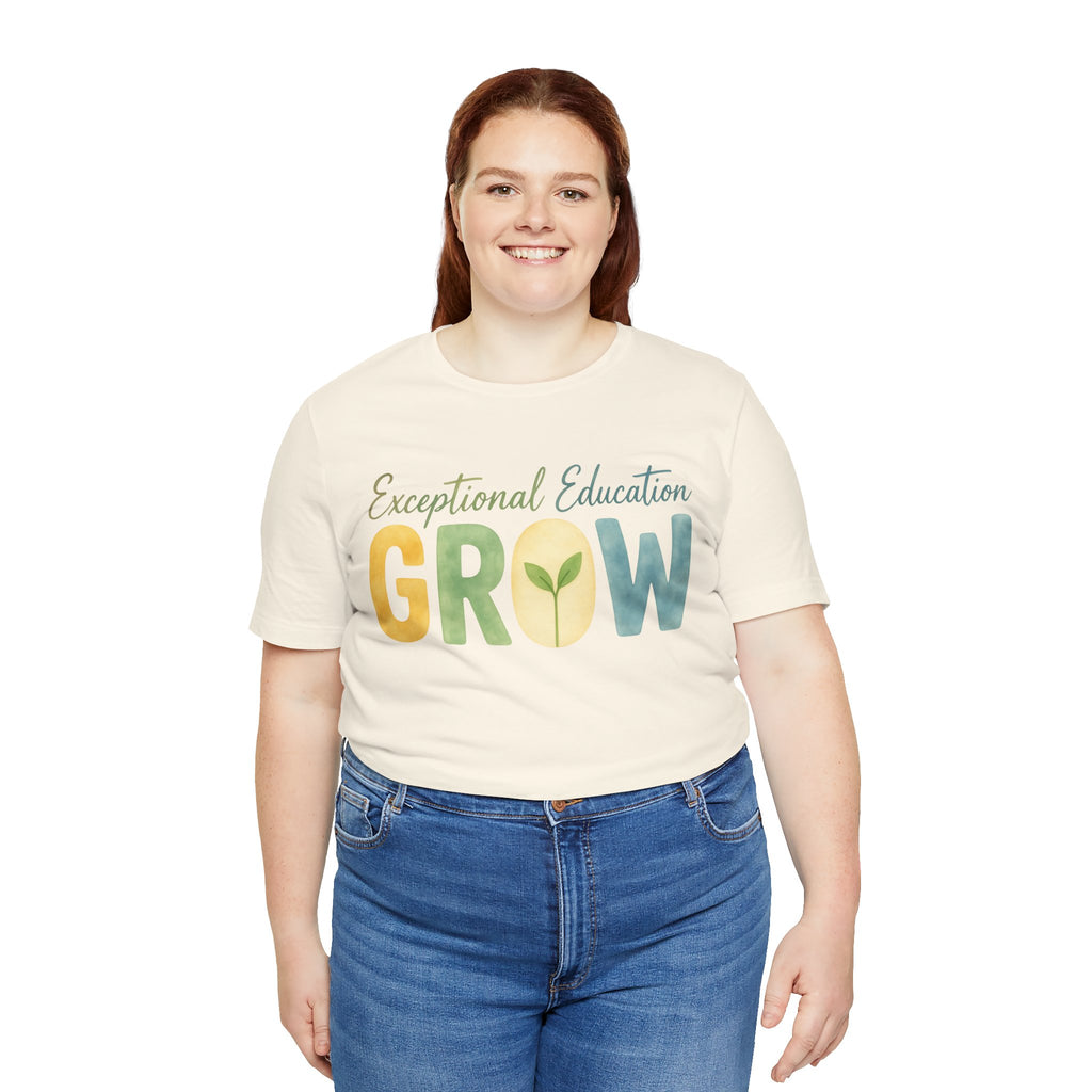 Exceptional Education Teacher Shirt GROW Special Education T Shirt SPED Teacher Gift Inclusive Classroom Autism Teacher Tee