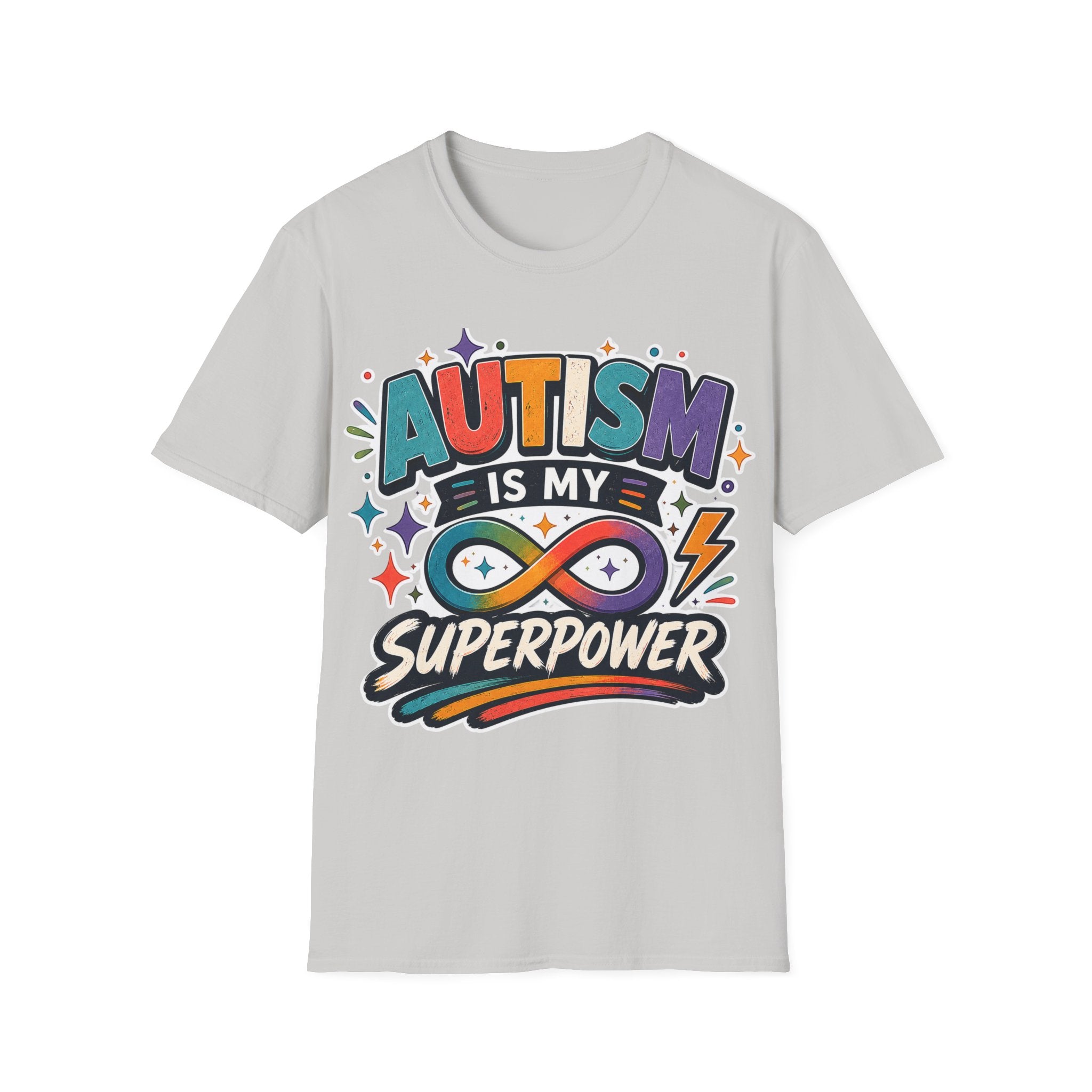 Autism Is My Superpower Shirt Autism Awareness T Shirt Autism Acceptance Tee Infinity Heart Puzzle Design Neurodiversity Gift Unisex